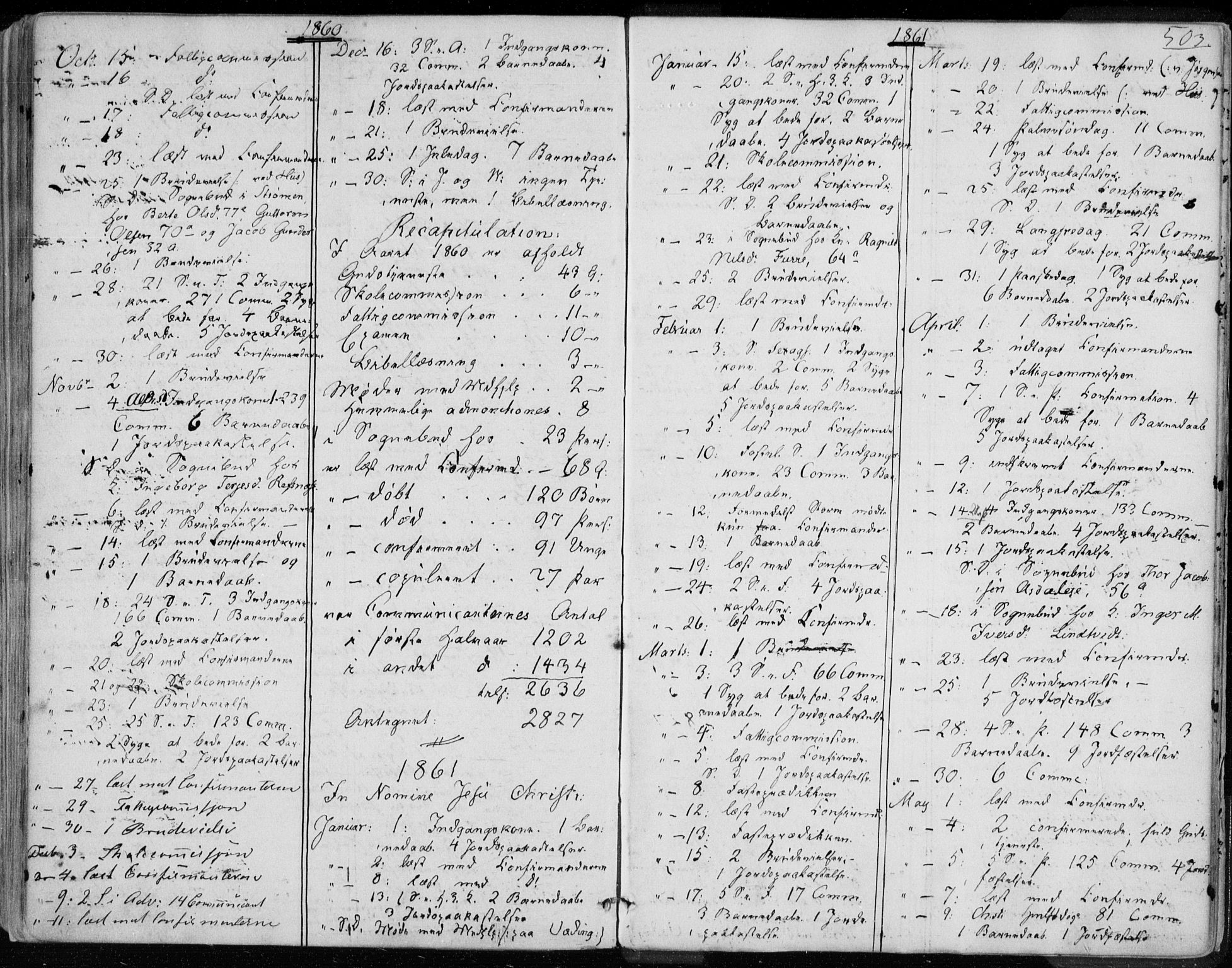 Øyestad sokneprestkontor, AV/SAK-1111-0049/F/Fa/L0015: Parish register (official) no. A 15, 1857-1873, p. 503