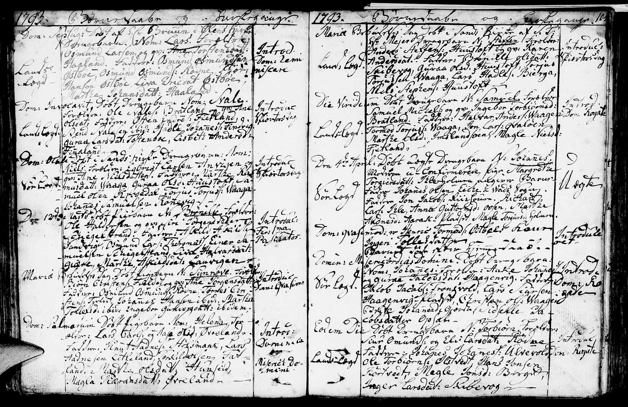 Vikedal sokneprestkontor, SAST/A-101840/01/IV: Parish register (official) no. A 2, 1779-1817, p. 104