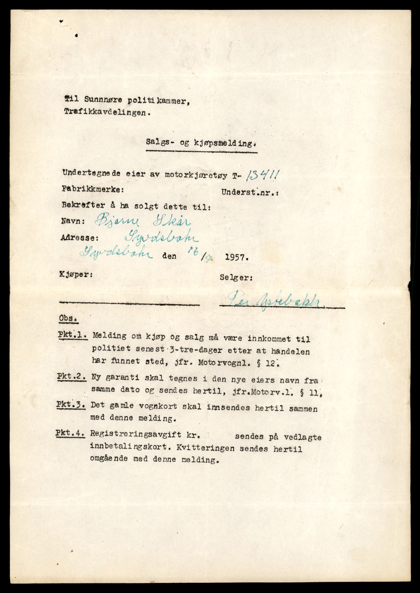 Møre og Romsdal vegkontor - Ålesund trafikkstasjon, AV/SAT-A-4099/F/Fe/L0039: Registreringskort for kjøretøy T 13361 - T 13530, 1927-1998, p. 845