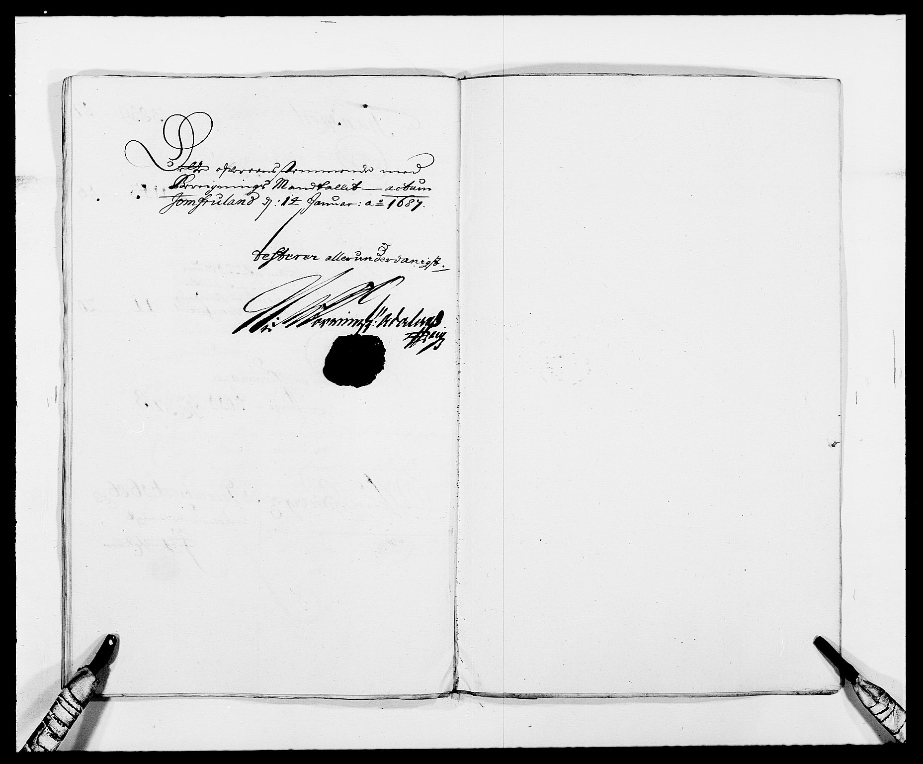 Rentekammeret inntil 1814, Reviderte regnskaper, Fogderegnskap, RA/EA-4092/R34/L2049: Fogderegnskap Bamble, 1685-1687, p. 59