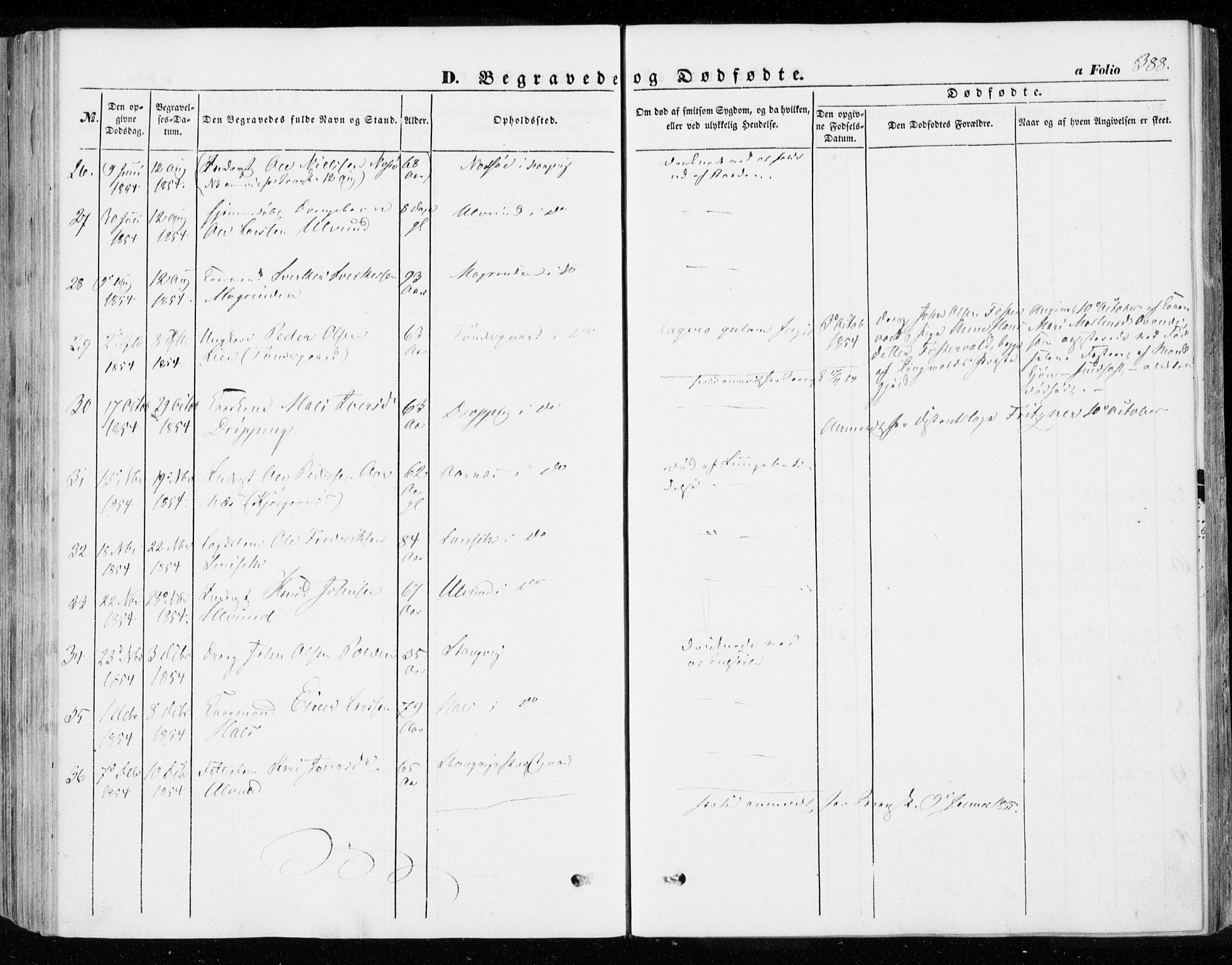 Ministerialprotokoller, klokkerbøker og fødselsregistre - Møre og Romsdal, AV/SAT-A-1454/592/L1026: Parish register (official) no. 592A04, 1849-1867, p. 388