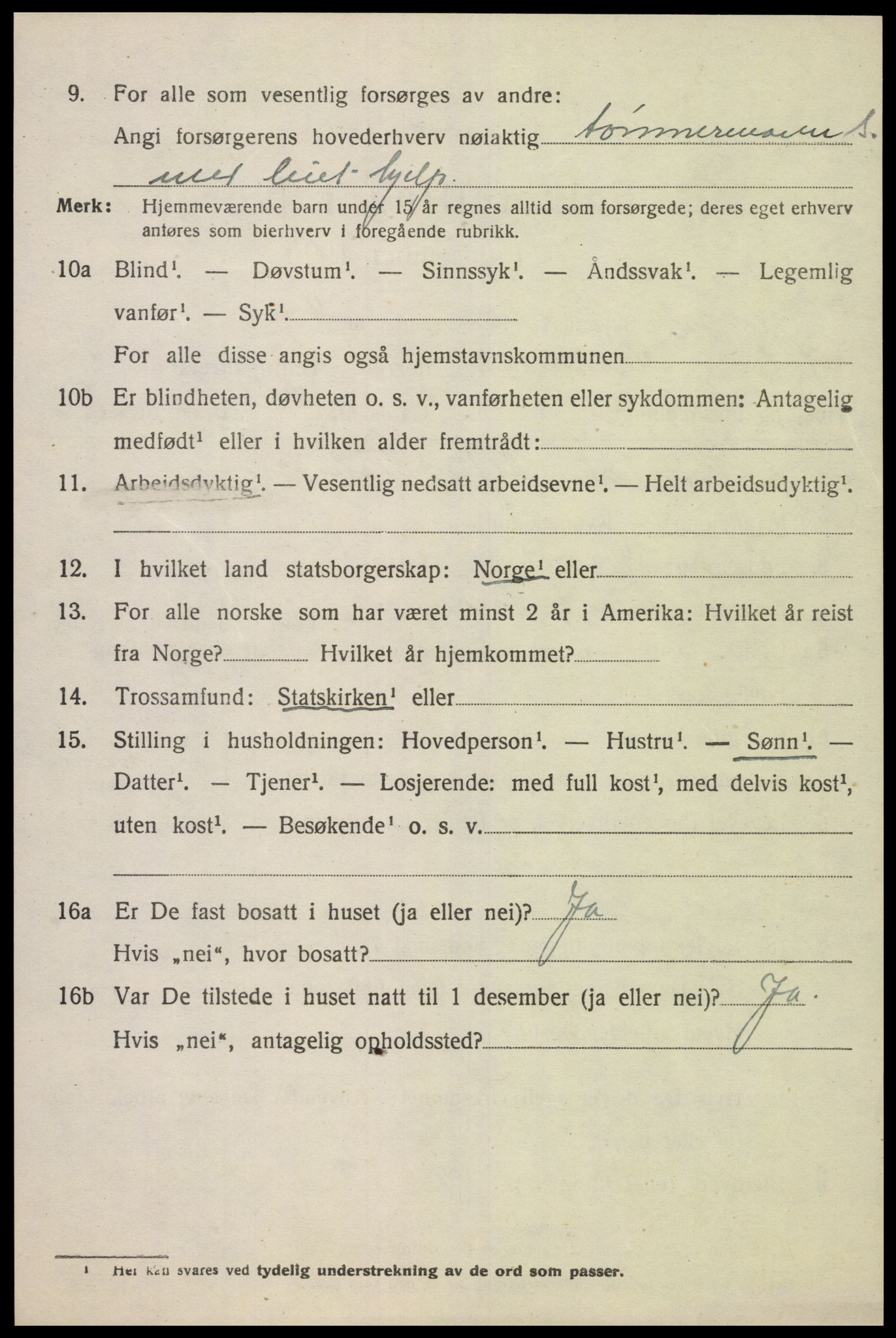 SAK, 1920 census for Halse og Harkmark, 1920, p. 4426