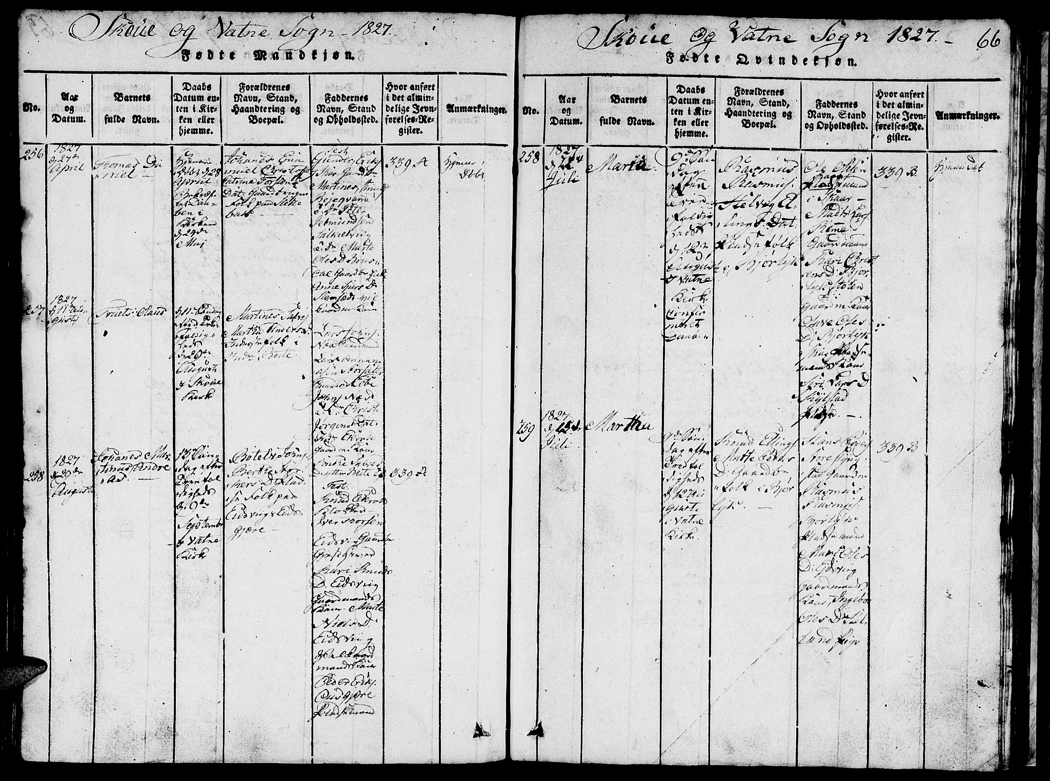 Ministerialprotokoller, klokkerbøker og fødselsregistre - Møre og Romsdal, AV/SAT-A-1454/524/L0360: Parish register (copy) no. 524C01, 1816-1830, p. 66