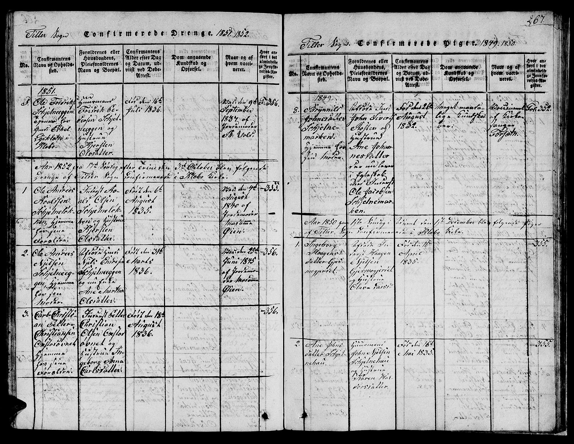 Ministerialprotokoller, klokkerbøker og fødselsregistre - Sør-Trøndelag, SAT/A-1456/621/L0458: Parish register (copy) no. 621C01, 1816-1865, p. 267