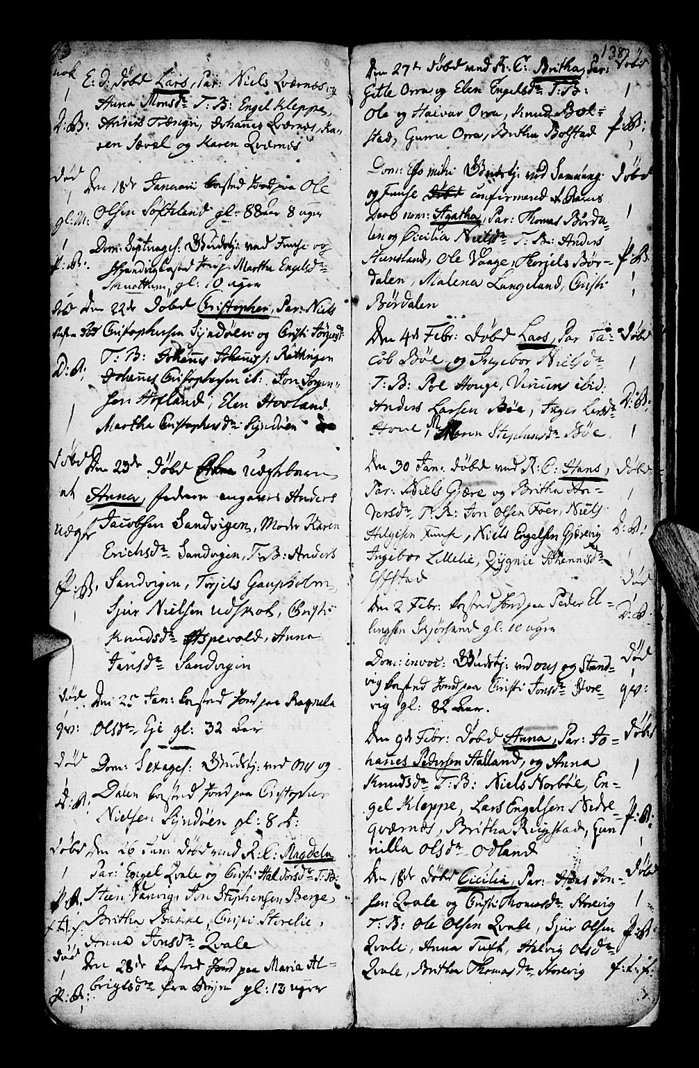 Os sokneprestembete, SAB/A-99929: Parish register (official) no. A 10, 1779-1788, p. 138