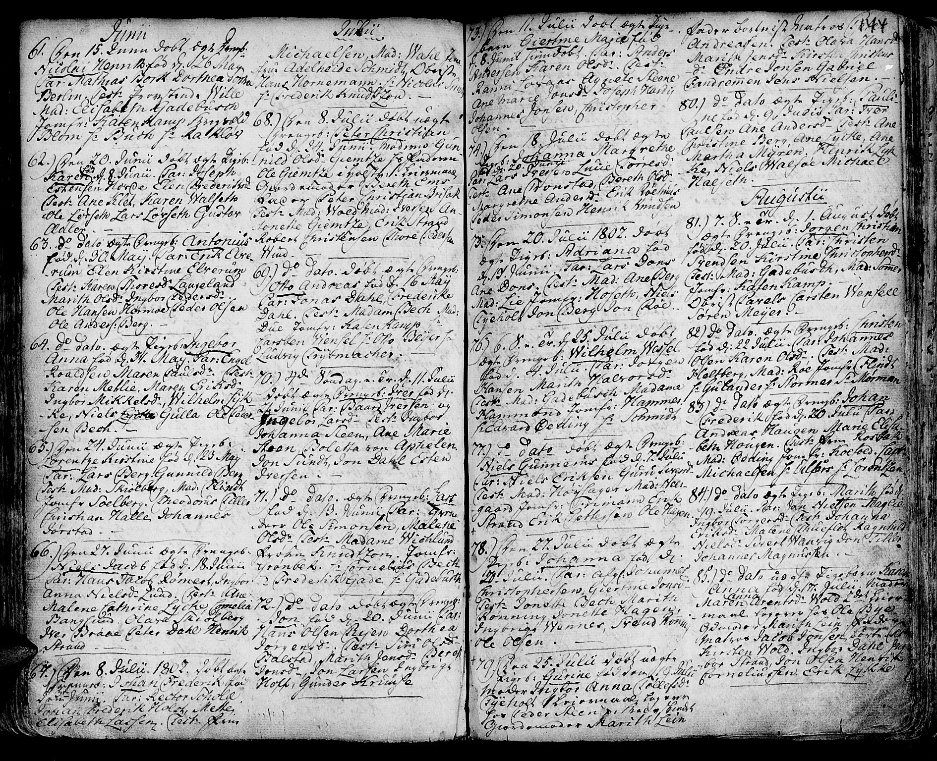 Ministerialprotokoller, klokkerbøker og fødselsregistre - Sør-Trøndelag, SAT/A-1456/601/L0039: Parish register (official) no. 601A07, 1770-1819, p. 144