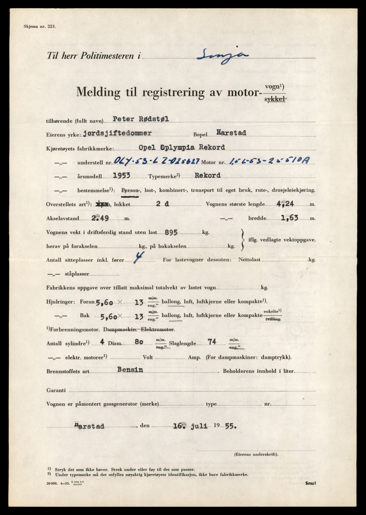 Møre og Romsdal vegkontor - Ålesund trafikkstasjon, AV/SAT-A-4099/F/Fe/L0042: Registreringskort for kjøretøy T 13906 - T 14079, 1927-1998, p. 2123