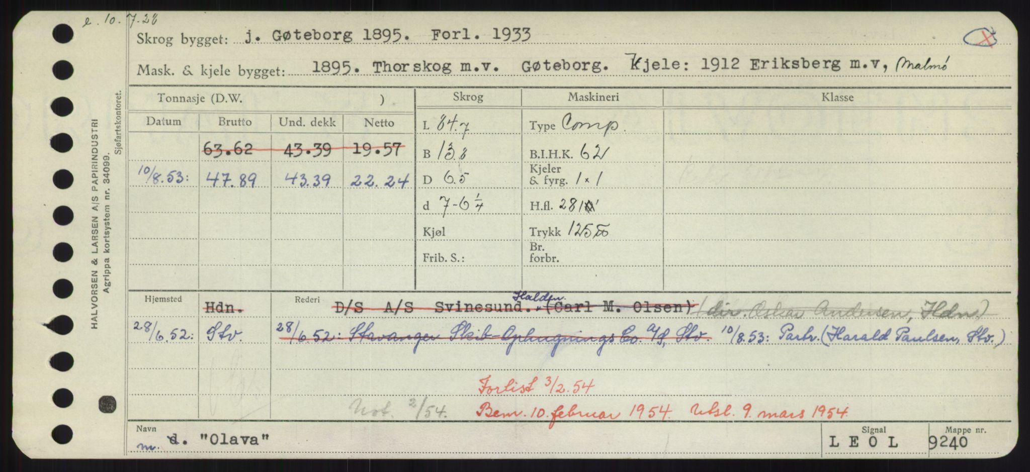 Sjøfartsdirektoratet med forløpere, Skipsmålingen, AV/RA-S-1627/H/Hd/L0028: Fartøy, O, p. 193