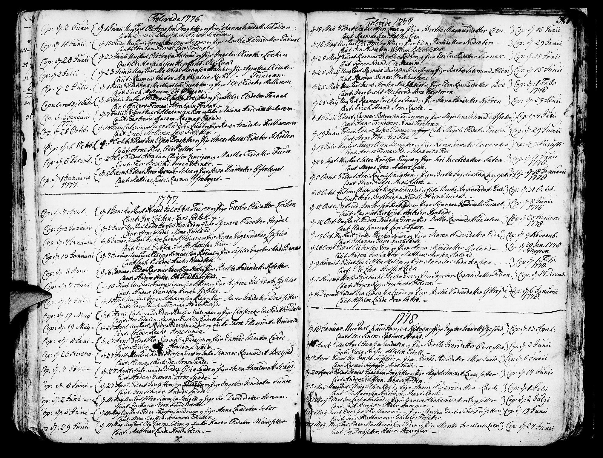 Innvik sokneprestembete, SAB/A-80501: Parish register (official) no. A 1, 1750-1816, p. 387