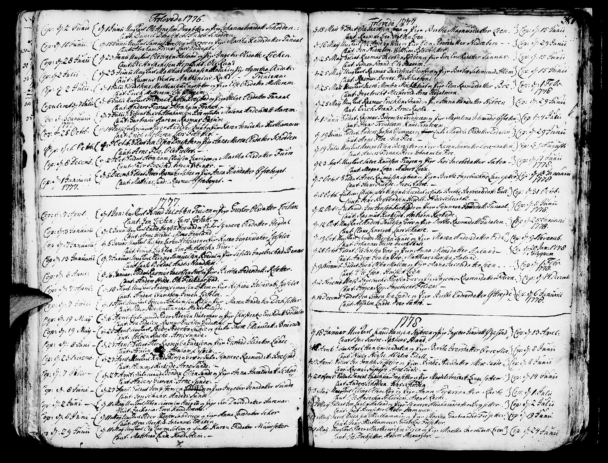 Innvik sokneprestembete, AV/SAB-A-80501: Parish register (official) no. A 1, 1750-1816, p. 387