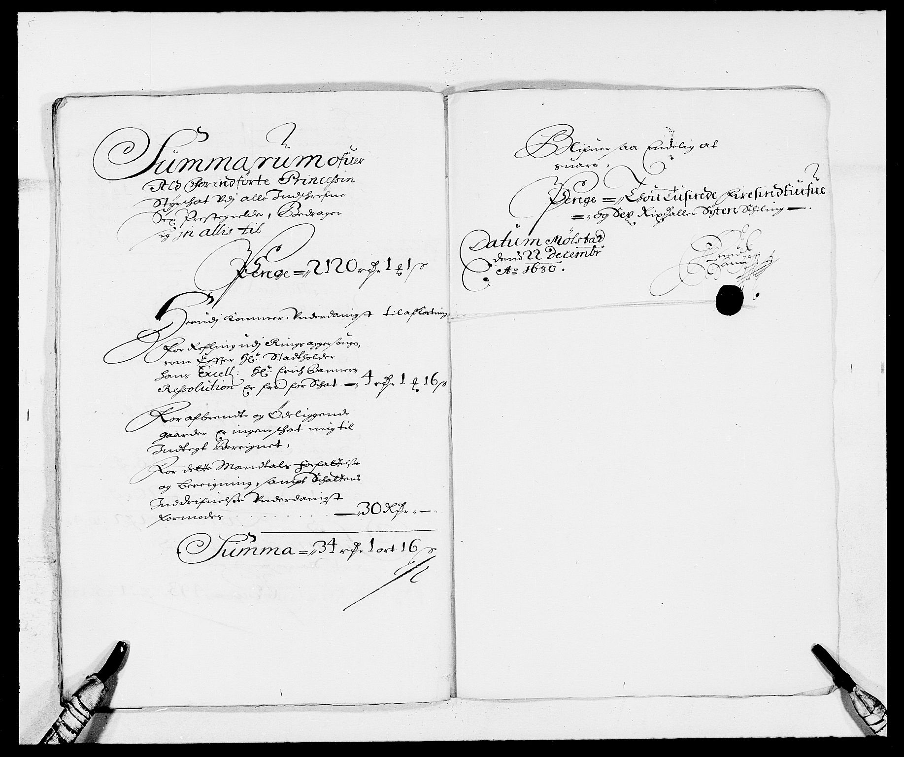 Rentekammeret inntil 1814, Reviderte regnskaper, Fogderegnskap, AV/RA-EA-4092/R16/L1020: Fogderegnskap Hedmark, 1680, p. 291