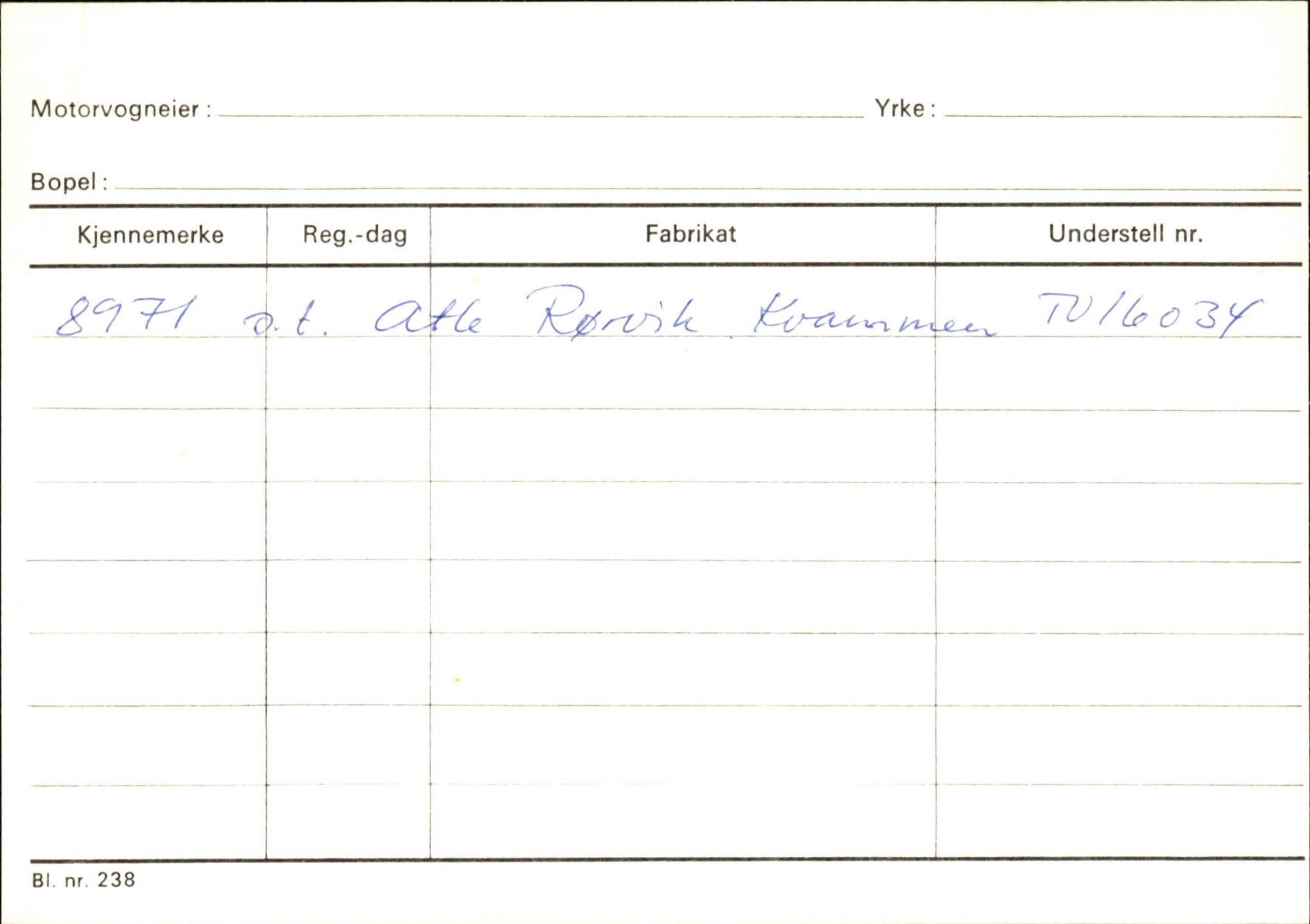 Statens vegvesen, Sogn og Fjordane vegkontor, SAB/A-5301/4/F/L0124: Eigarregister Sogndal A-U, 1945-1975, p. 2035