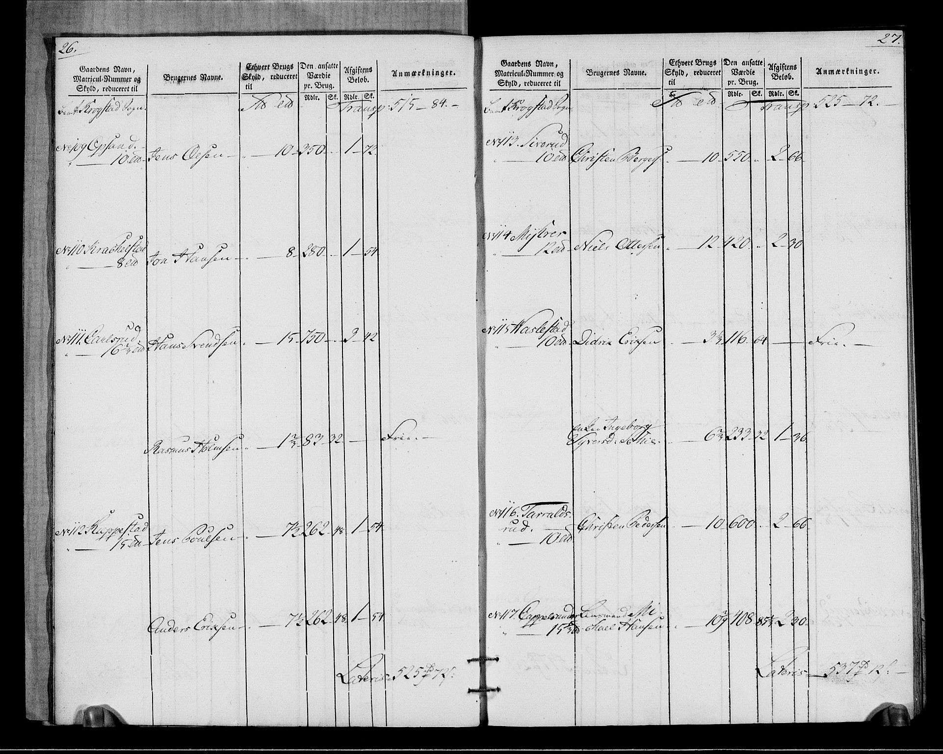 Rentekammeret inntil 1814, Realistisk ordnet avdeling, AV/RA-EA-4070/N/Ne/Nea/L0015: Follo fogderi. Oppebørselsregister, 1803-1804, p. 16