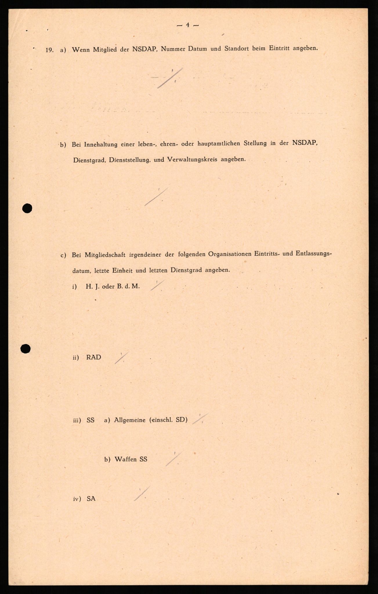 Forsvaret, Forsvarets overkommando II, AV/RA-RAFA-3915/D/Db/L0030: CI Questionaires. Tyske okkupasjonsstyrker i Norge. Tyskere., 1945-1946, p. 340