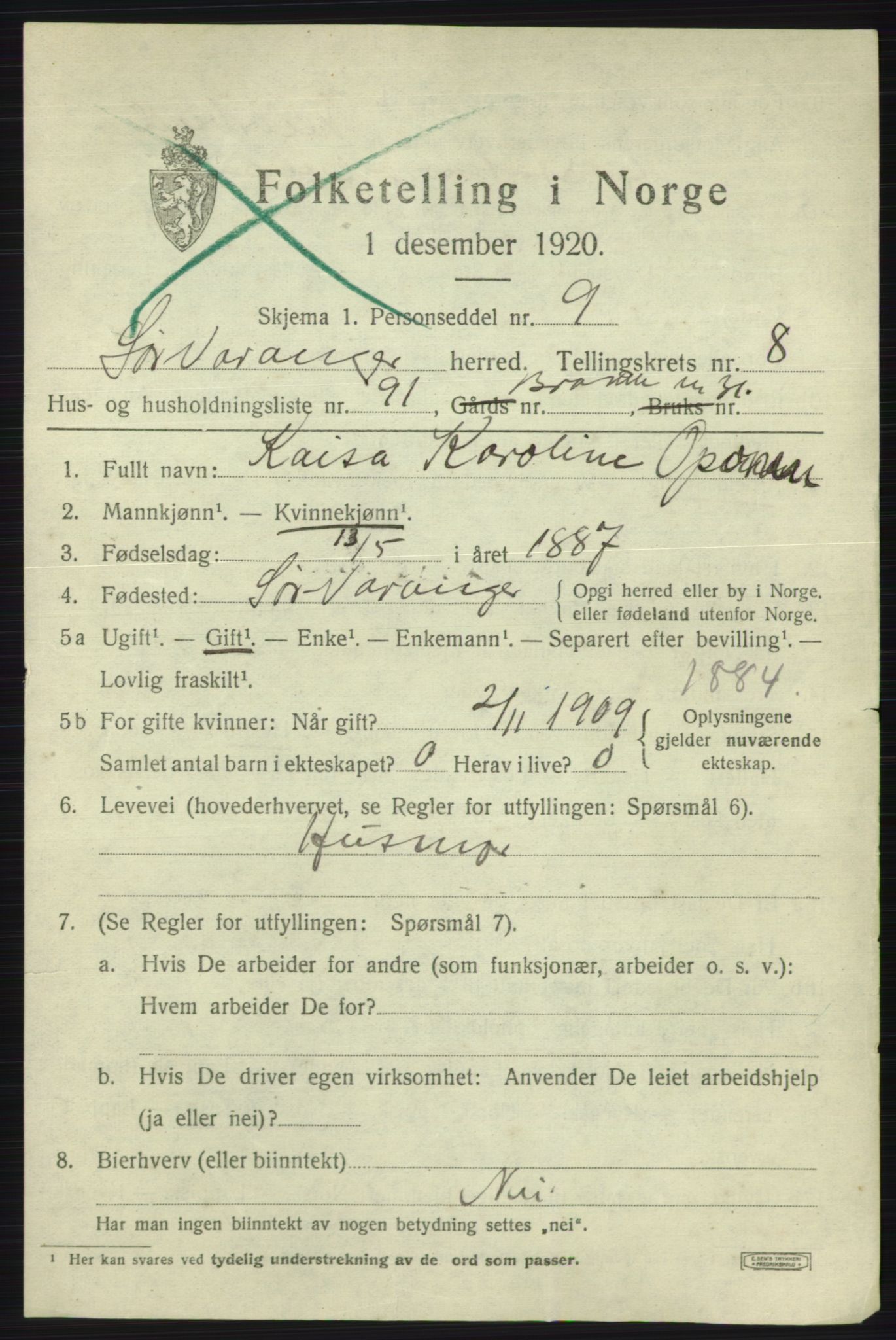 SATØ, 1920 census for Sør-Varanger, 1920, p. 5989