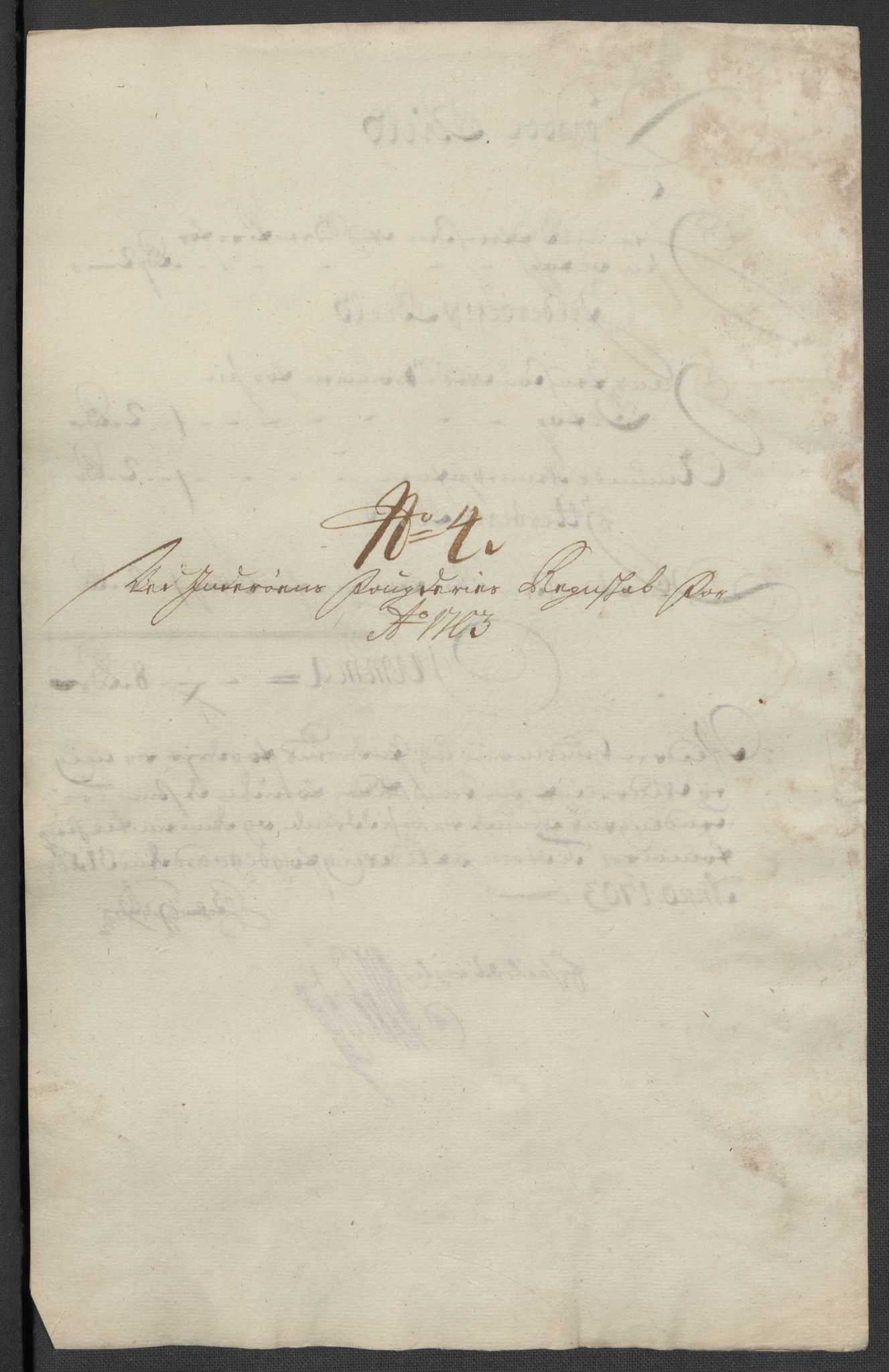 Rentekammeret inntil 1814, Reviderte regnskaper, Fogderegnskap, AV/RA-EA-4092/R63/L4313: Fogderegnskap Inderøy, 1703-1704, p. 169