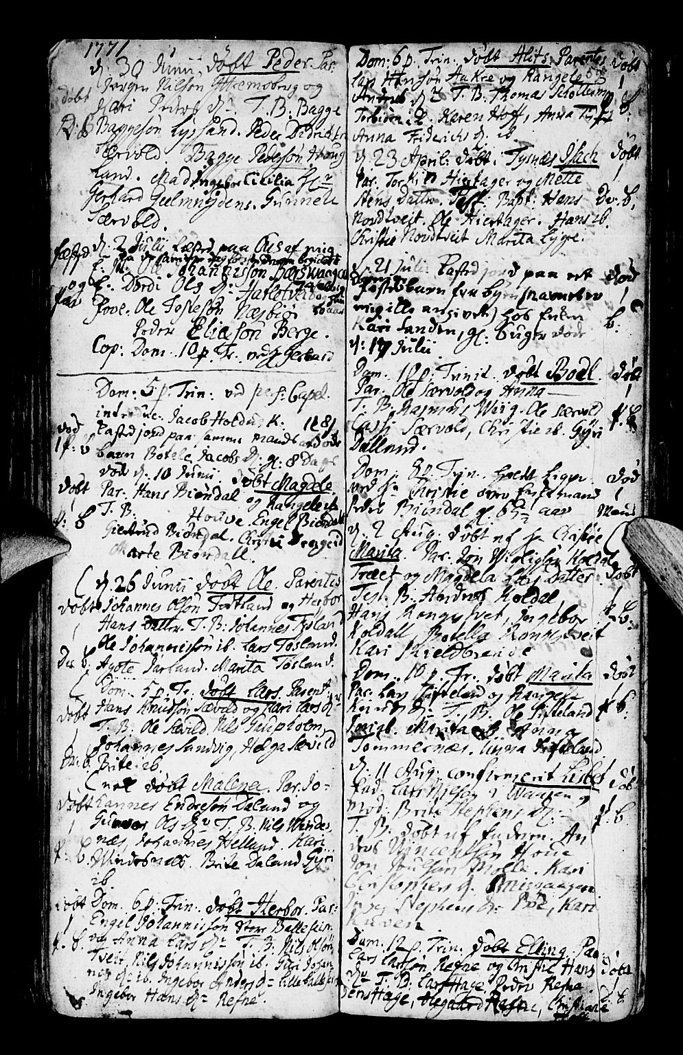 Os sokneprestembete, SAB/A-99929: Parish register (official) no. A 9, 1766-1779, p. 59