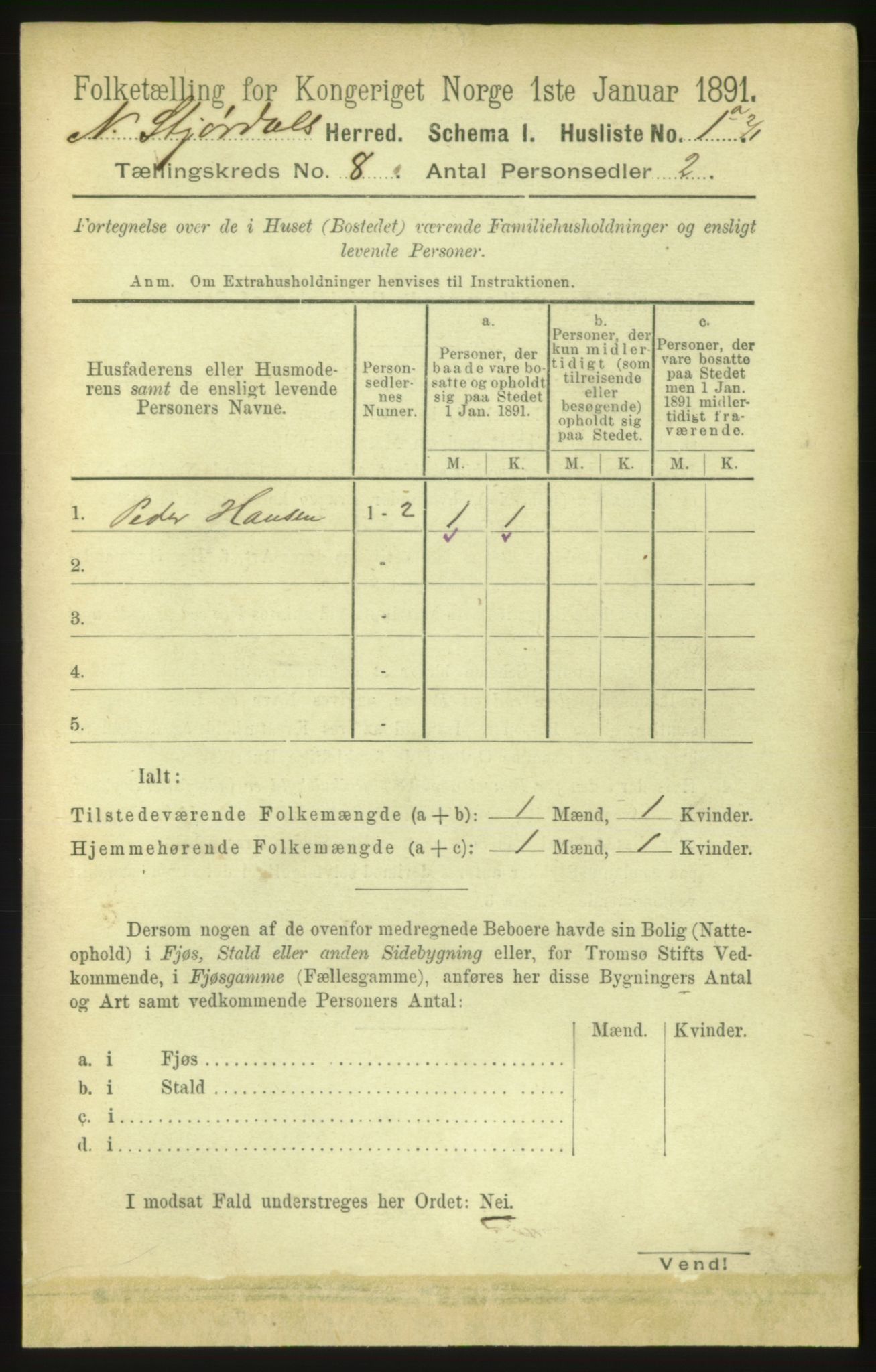 RA, 1891 census for 1714 Nedre Stjørdal, 1891, p. 3739