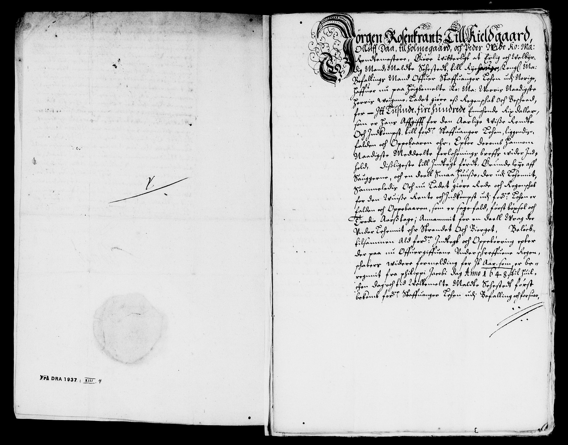 Rentekammeret inntil 1814, Reviderte regnskaper, Lensregnskaper, RA/EA-5023/R/Rb/Rbs/L0035: Stavanger len, 1648-1655