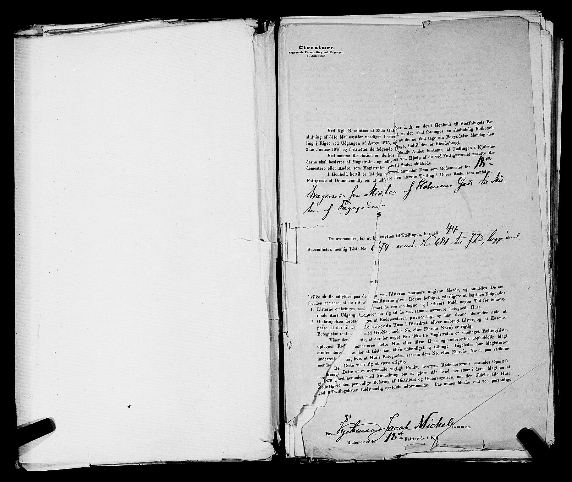 SAKO, 1875 census for 0602 Drammen, 1875, p. 1926