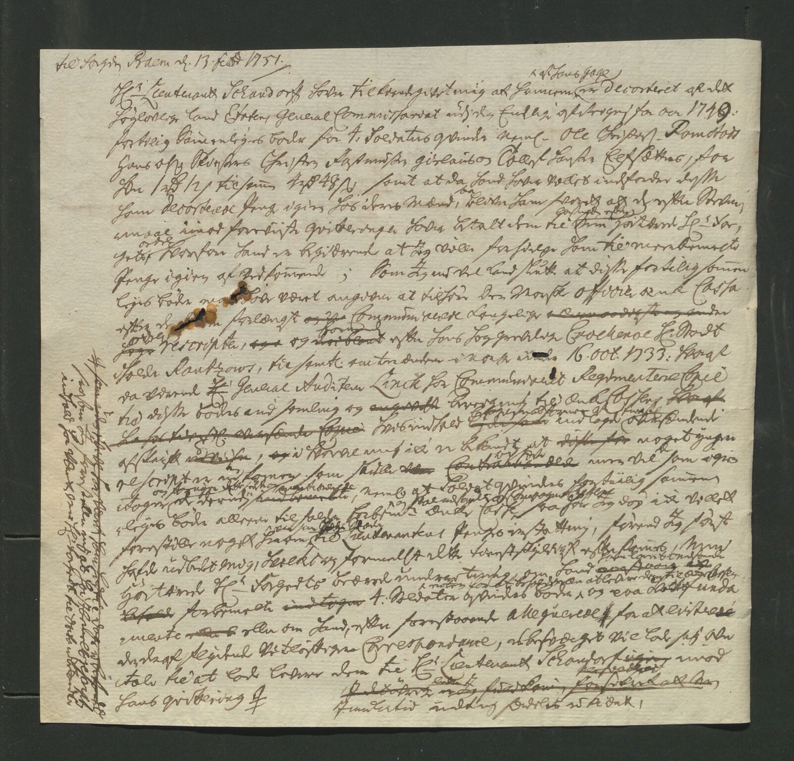 Åker i Vang, Hedmark, og familien Todderud, AV/SAH-ARK-010/J/Jc/L0001: Korrespondanse, 1706-1752, p. 262