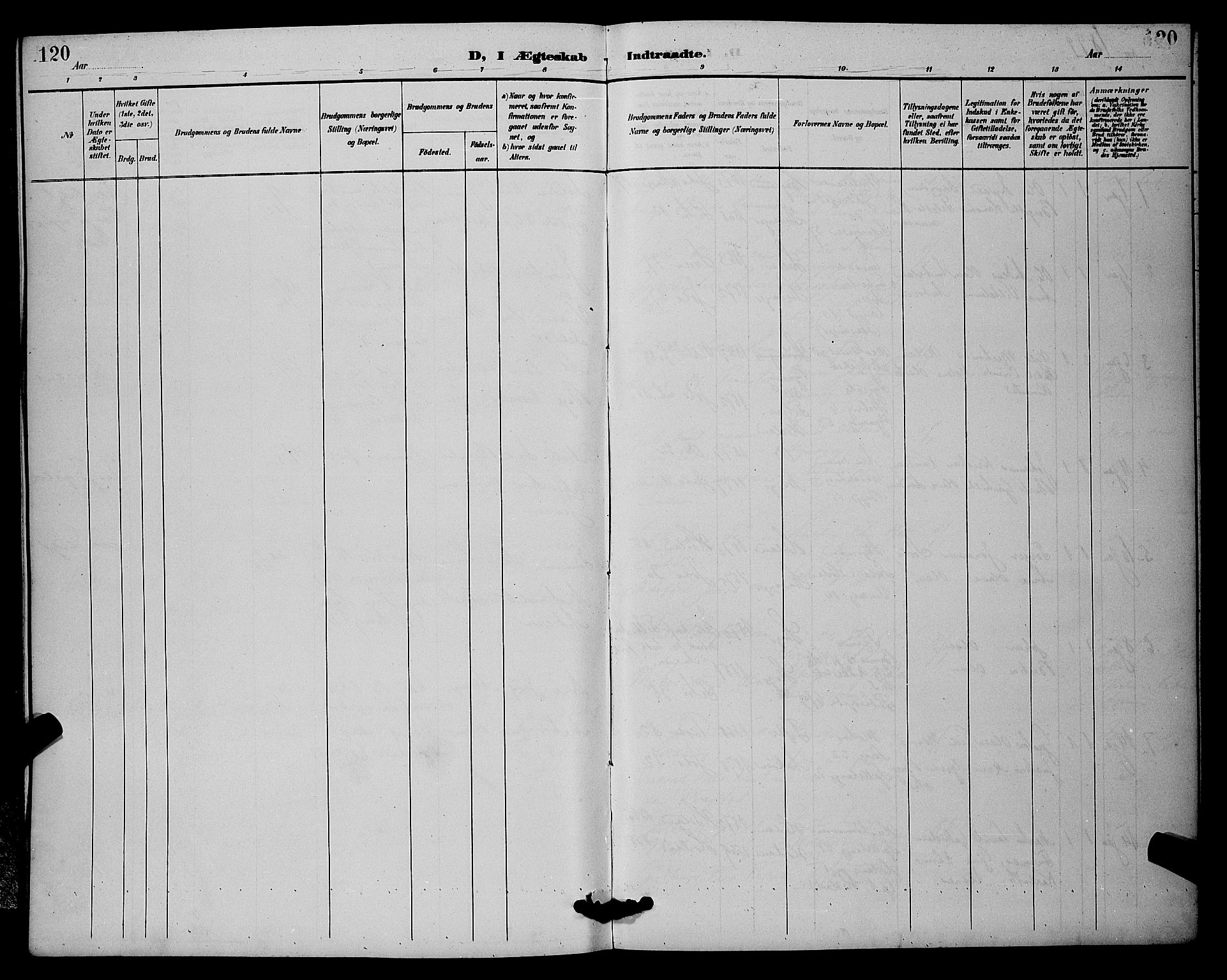St. Johannes sokneprestkontor, SAST/A-101814/001/30/30BB/L0002: Parish register (copy) no. B 2, 1888-1901, p. 120