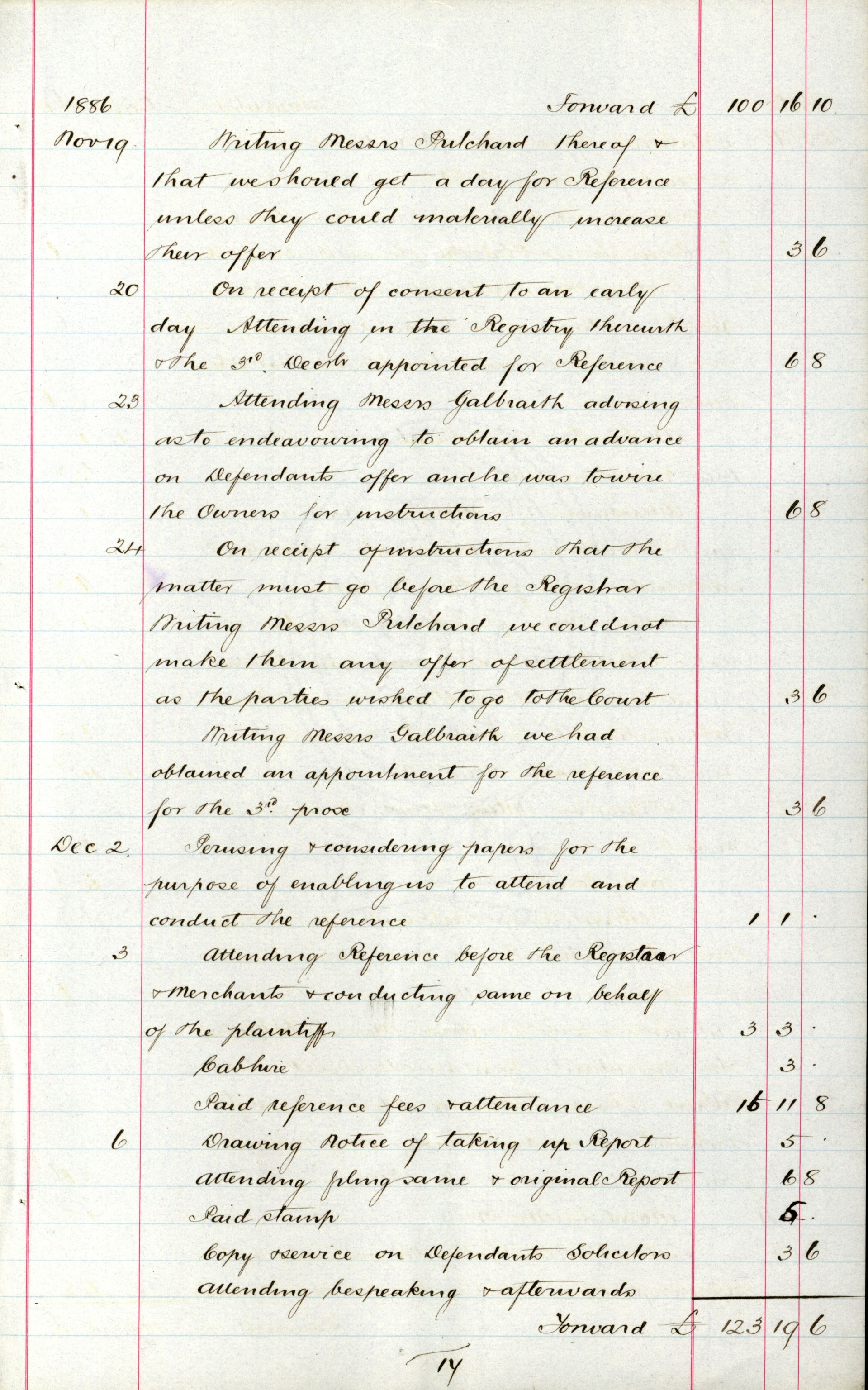 Pa 63 - Østlandske skibsassuranceforening, VEMU/A-1079/G/Ga/L0019/0009: Havaridokumenter / Føyenland, Glengairn, Granfos, Seagull, 1886, p. 80