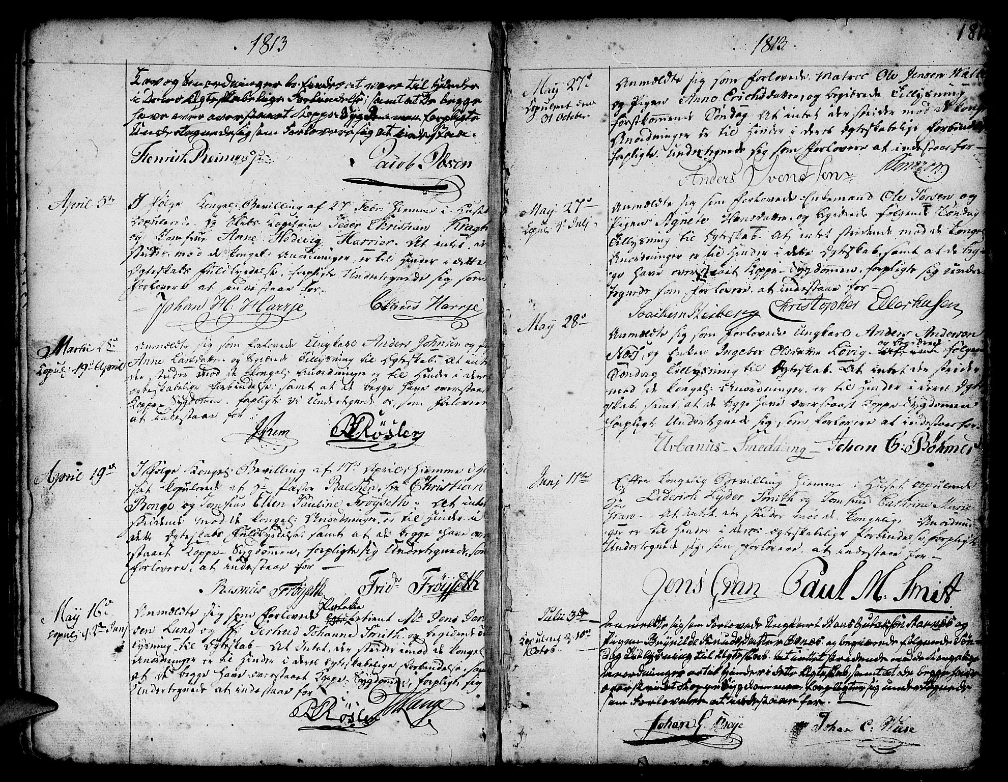 Nykirken Sokneprestembete, SAB/A-77101/H/Haa/L0008: Parish register (official) no. A 8, 1776-1814, p. 181