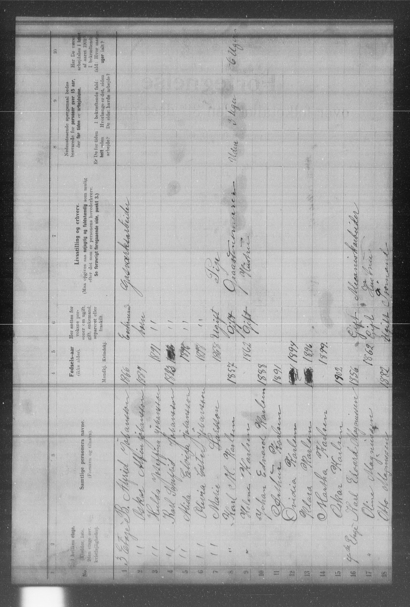 OBA, Municipal Census 1902 for Kristiania, 1902, p. 16780