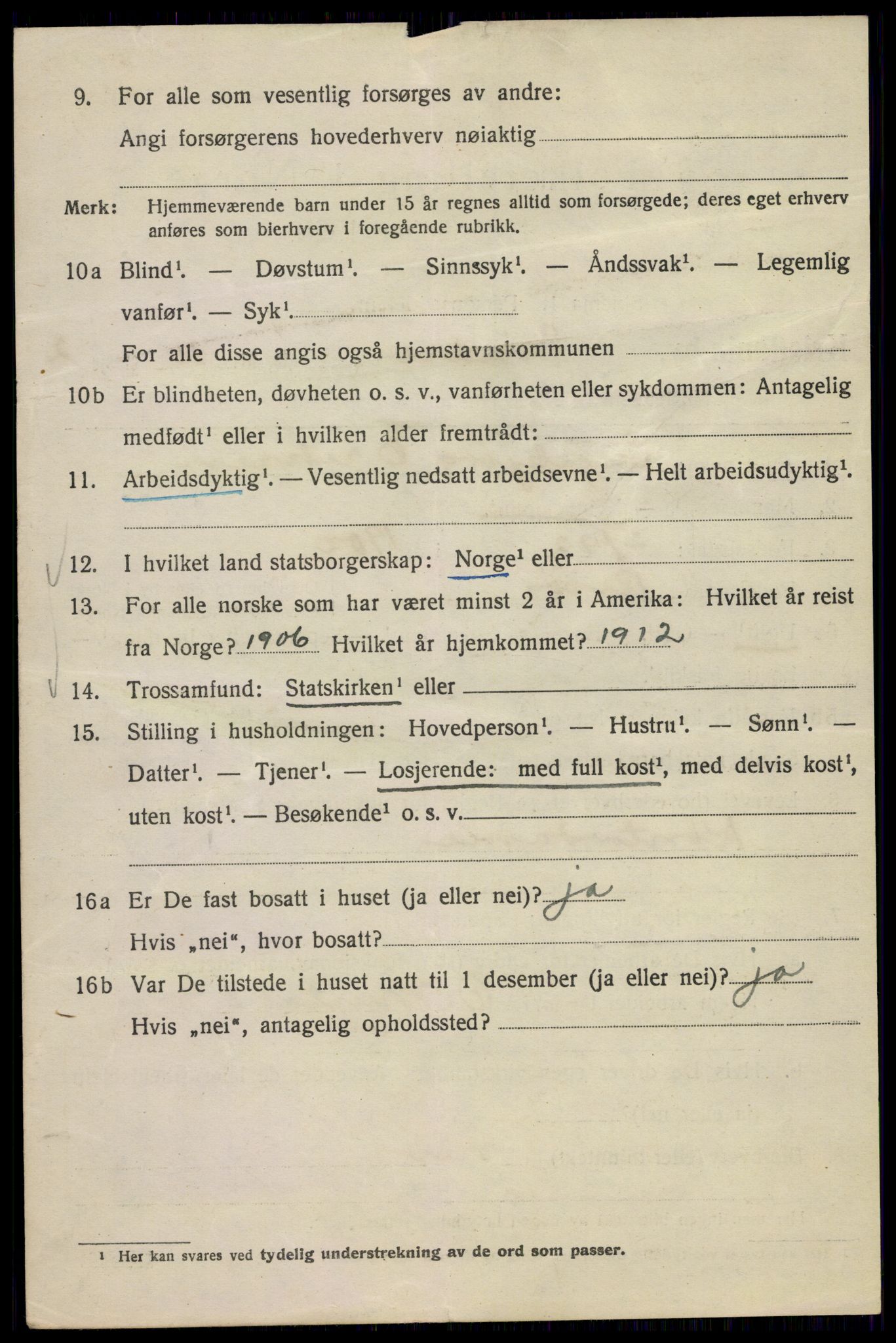 SAO, 1920 census for Kristiania, 1920, p. 562064