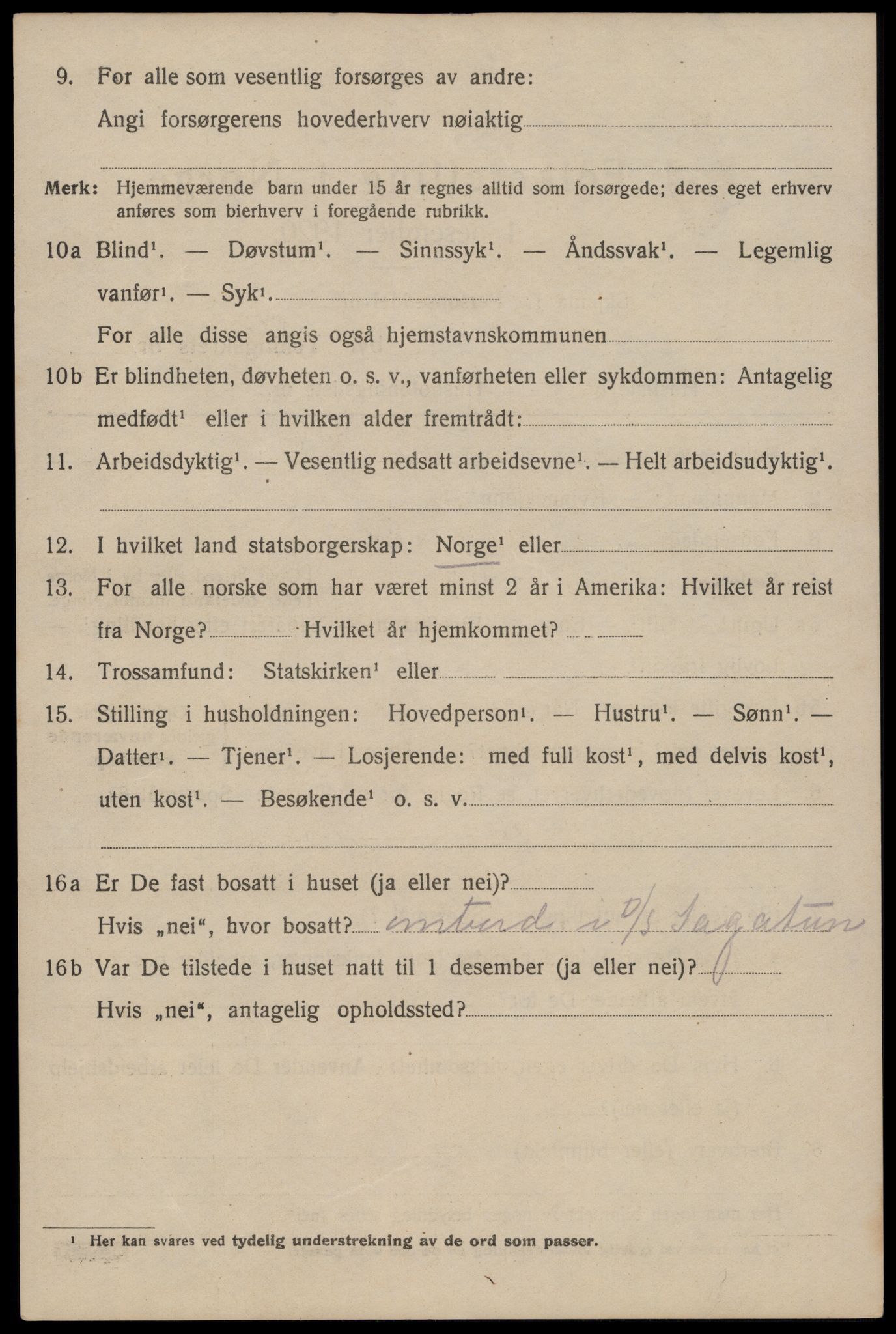 RA, 1920 census: Additional forms, 1920, p. 4138