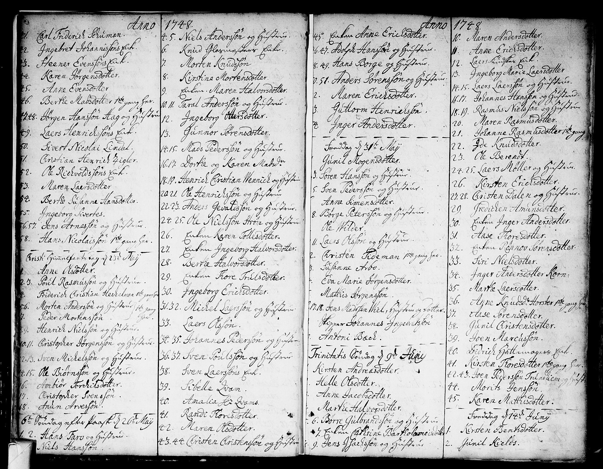 Strømsø kirkebøker, AV/SAKO-A-246/F/Fa/L0008: Parish register (official) no. I 8, 1748-1774, p. 7