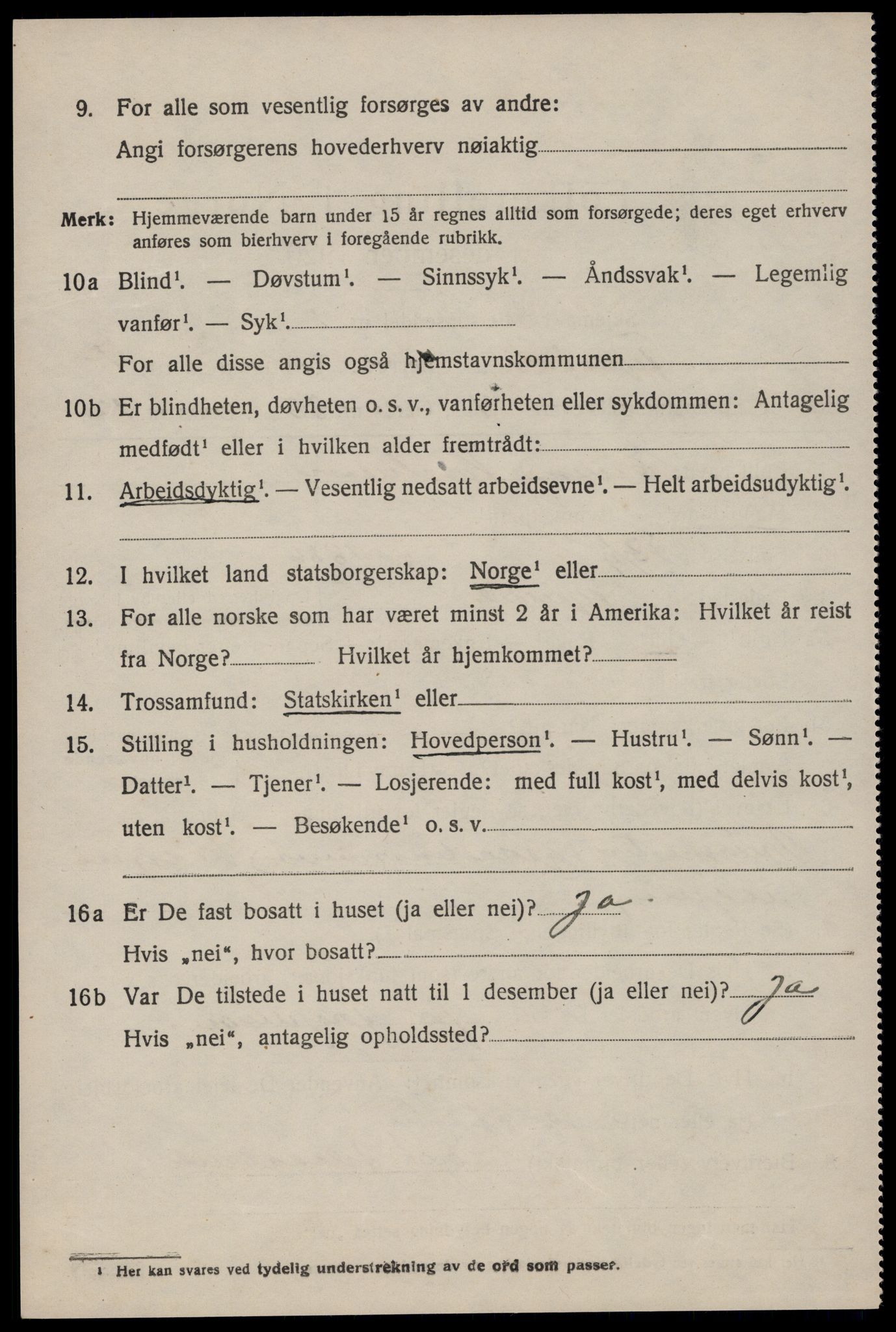 SAKO, 1920 census for Fyresdal, 1920, p. 2686