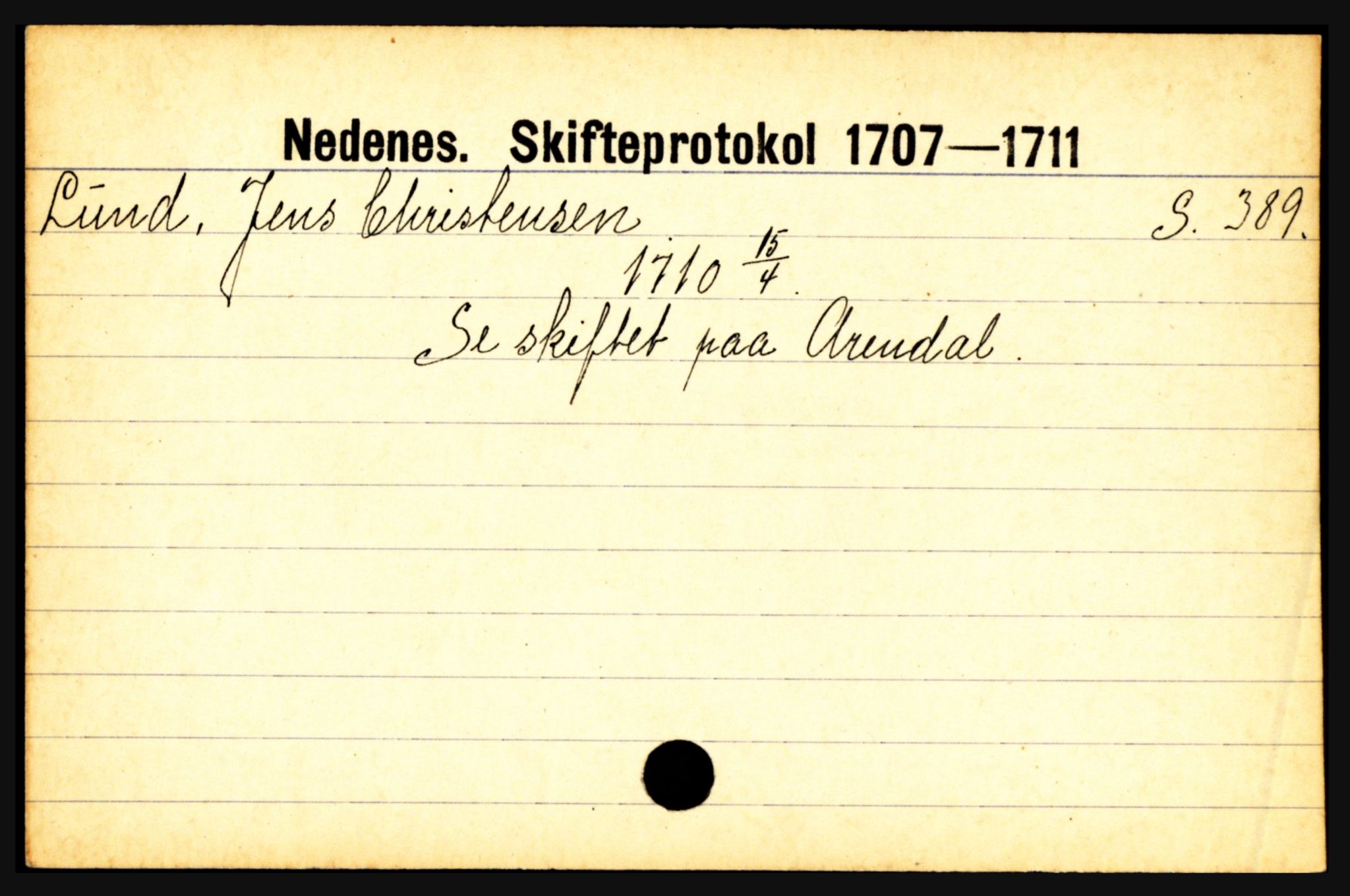 Nedenes sorenskriveri før 1824, AV/SAK-1221-0007/H, p. 18275