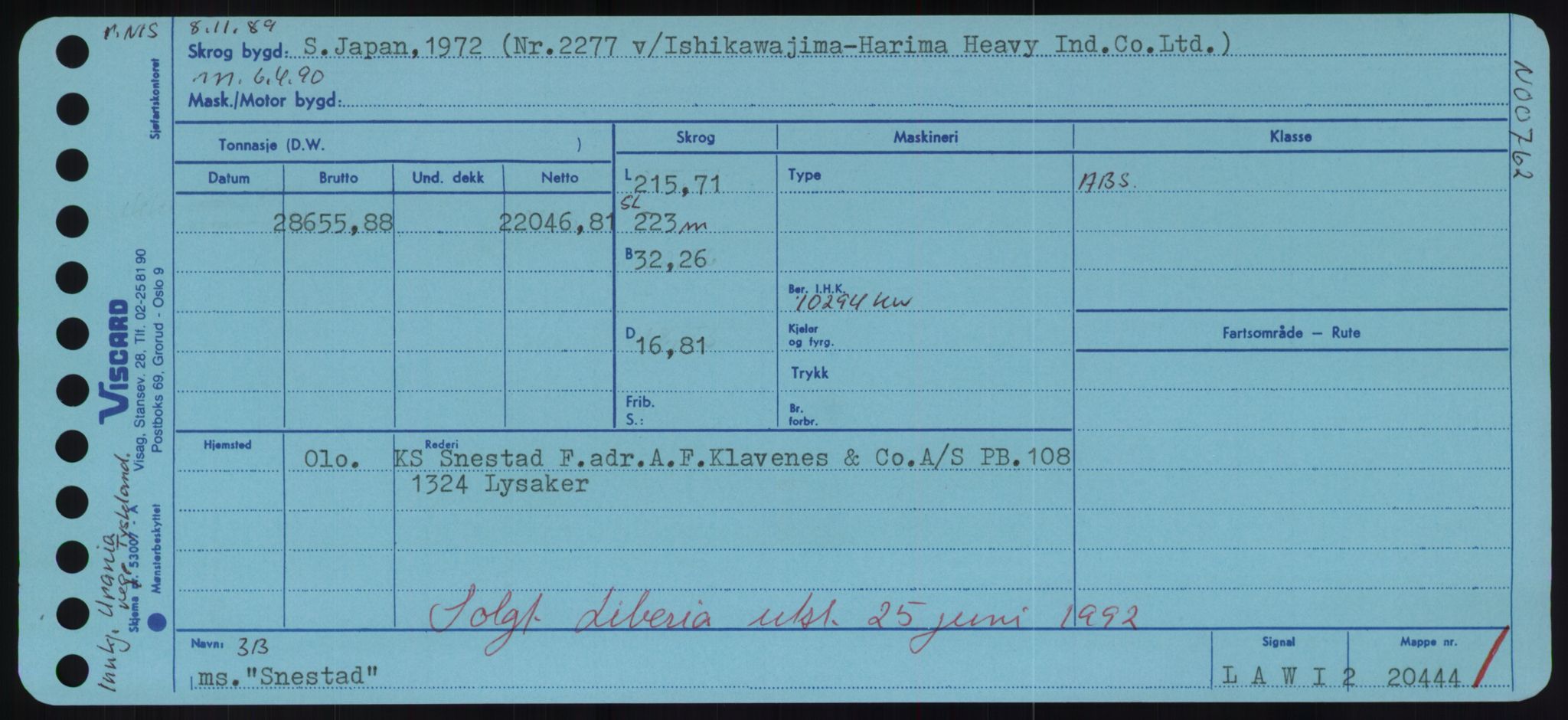 Sjøfartsdirektoratet med forløpere, Skipsmålingen, RA/S-1627/H/Hd/L0035: Fartøy, Sma-Spu, p. 53