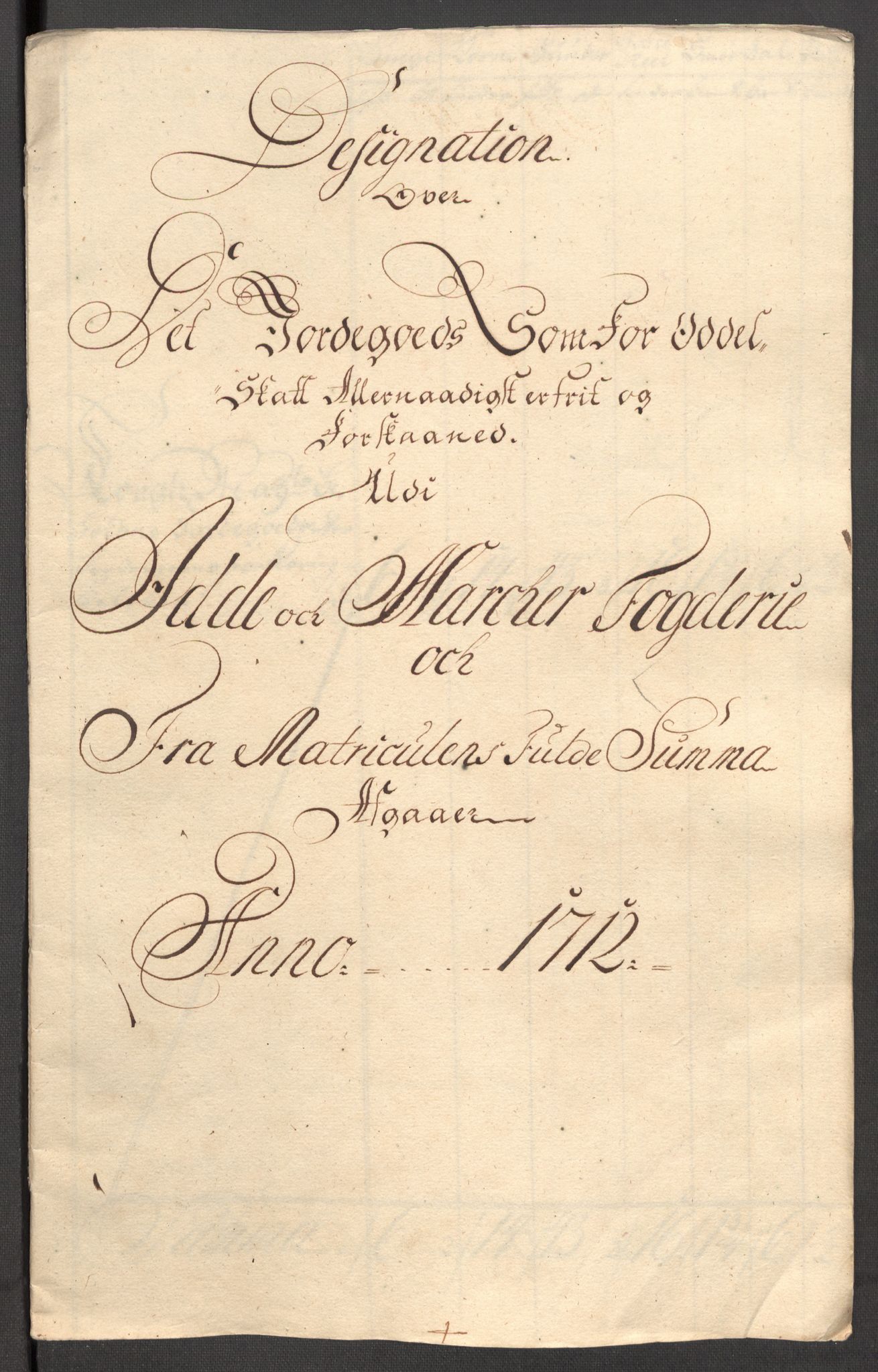 Rentekammeret inntil 1814, Reviderte regnskaper, Fogderegnskap, AV/RA-EA-4092/R01/L0021: Fogderegnskap Idd og Marker, 1712, p. 222