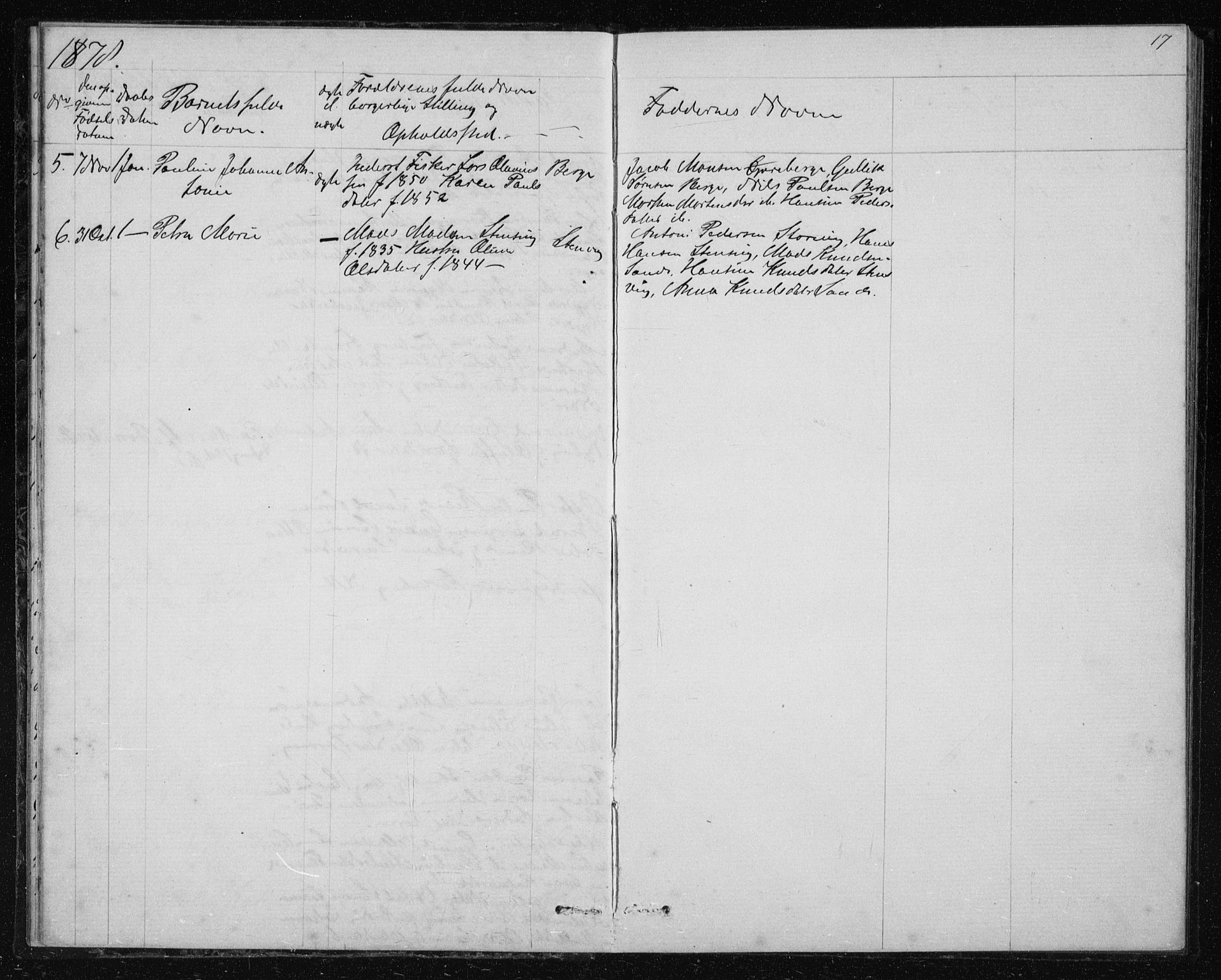 Ministerialprotokoller, klokkerbøker og fødselsregistre - Møre og Romsdal, AV/SAT-A-1454/507/L0080: Parish register (copy) no. 507C03, 1874-1877, p. 17