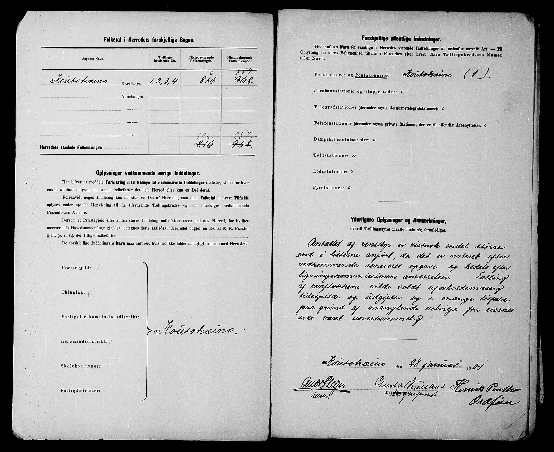 SATØ, 1900 census for Kautokeino, 1900, p. 3