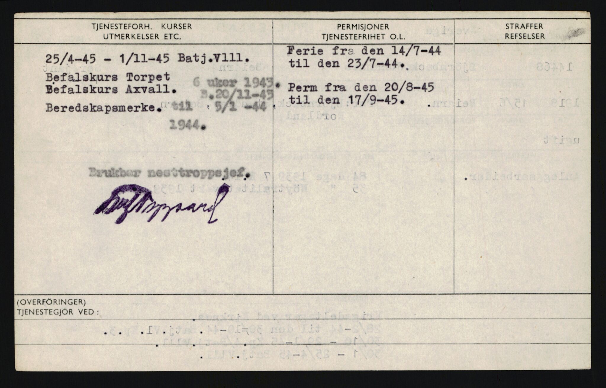 Forsvaret, Sør-Hålogaland landforsvar, AV/RA-RAFA-2552/P/Pa/L0303: Personellmapper for slettet personell, yrkesbefal og vernepliktig befal, født 1917-1920, 1936-1980, p. 266