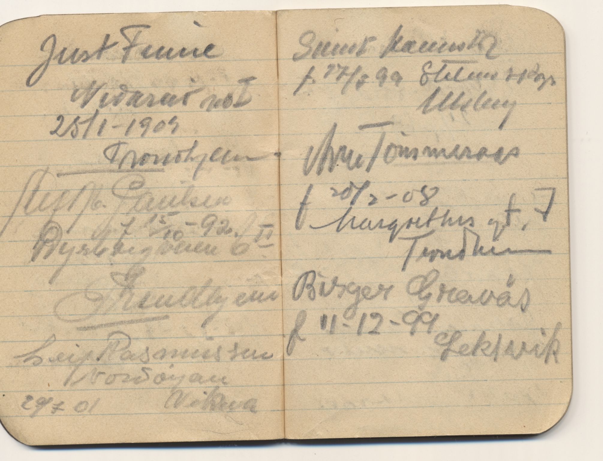 Falstadsenteret, dokumentsamling, FSM/A-001/F/L0373: Berg, Erling (f. 1916), 1930-1945, p. 5