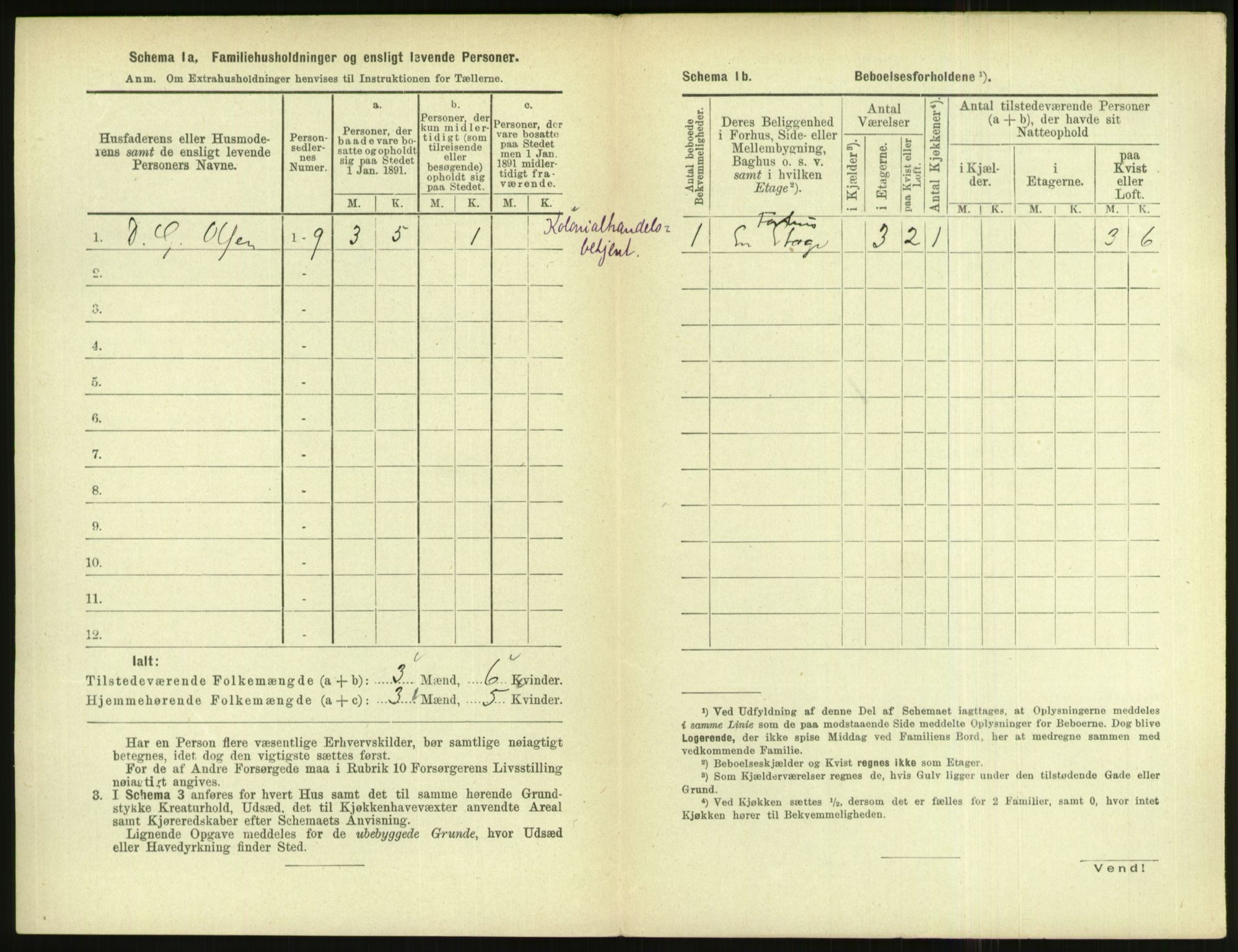 RA, 1891 census for 1004 Flekkefjord, 1891, p. 463