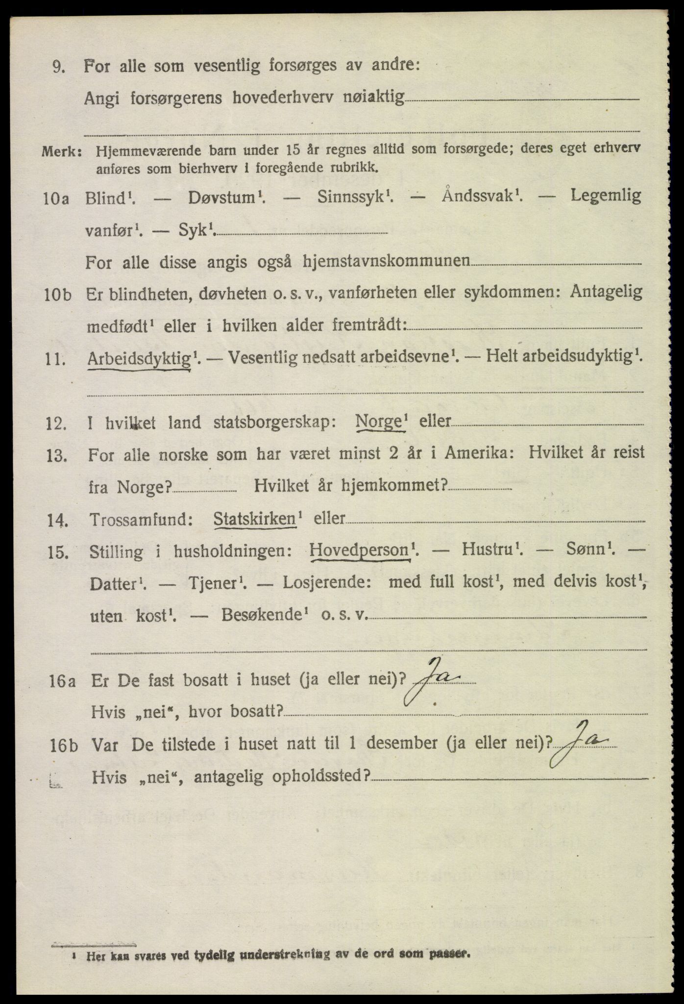 SAH, 1920 census for Trysil, 1920, p. 2762