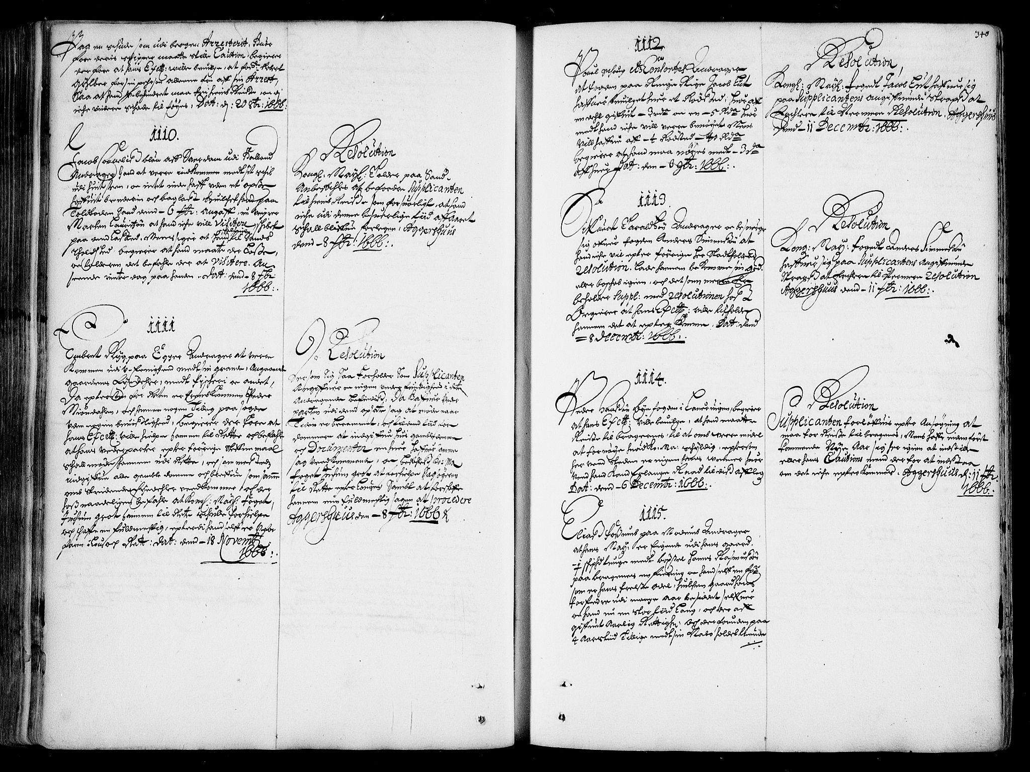 Stattholderembetet 1572-1771, AV/RA-EA-2870/Ad/L0001: Supplikasjons- og resolusjonsprotokoll, 1662-1669, p. 339b-340a