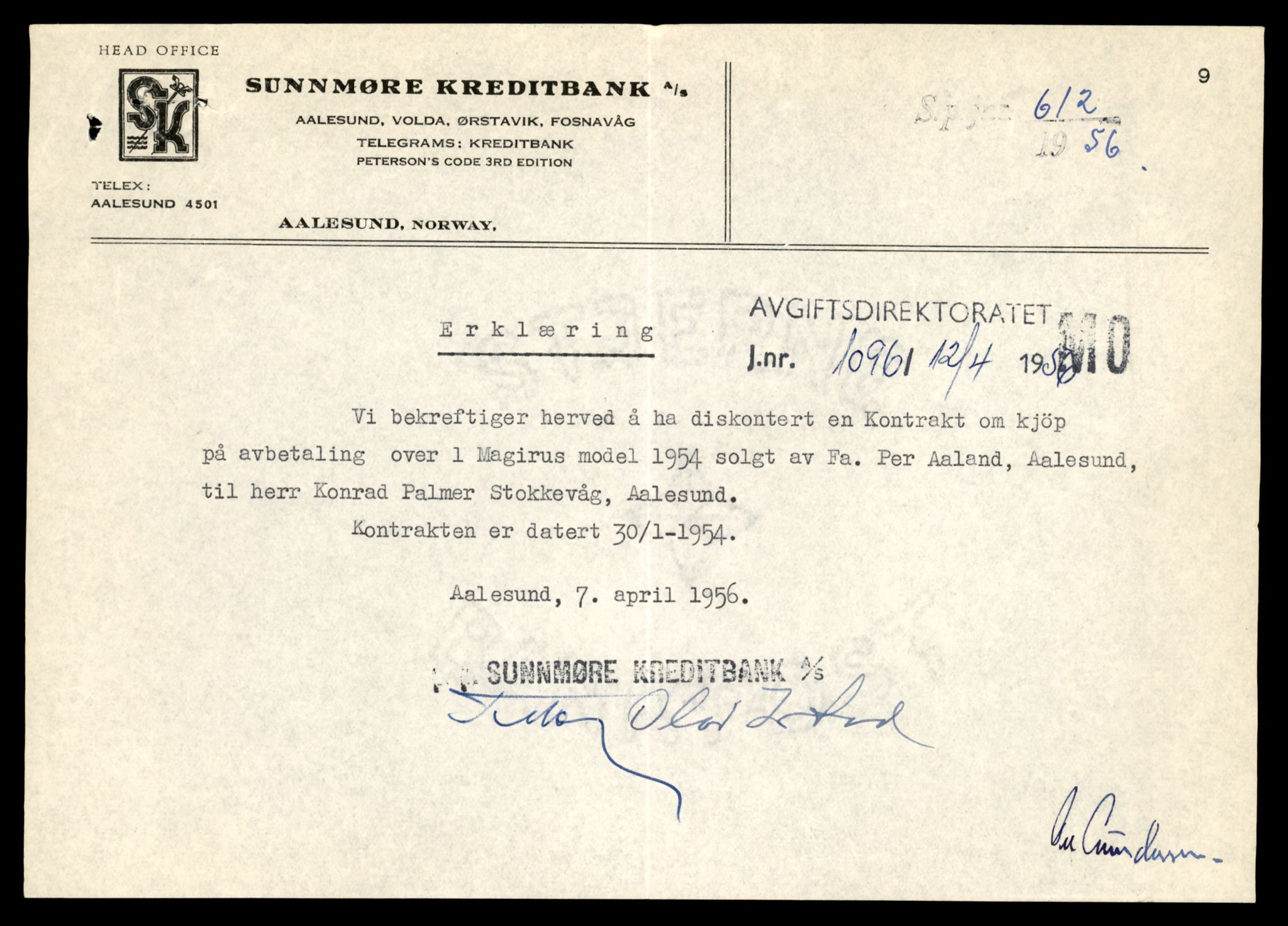 Møre og Romsdal vegkontor - Ålesund trafikkstasjon, AV/SAT-A-4099/F/Fe/L0033: Registreringskort for kjøretøy T 12151 - T 12474, 1927-1998, p. 1589