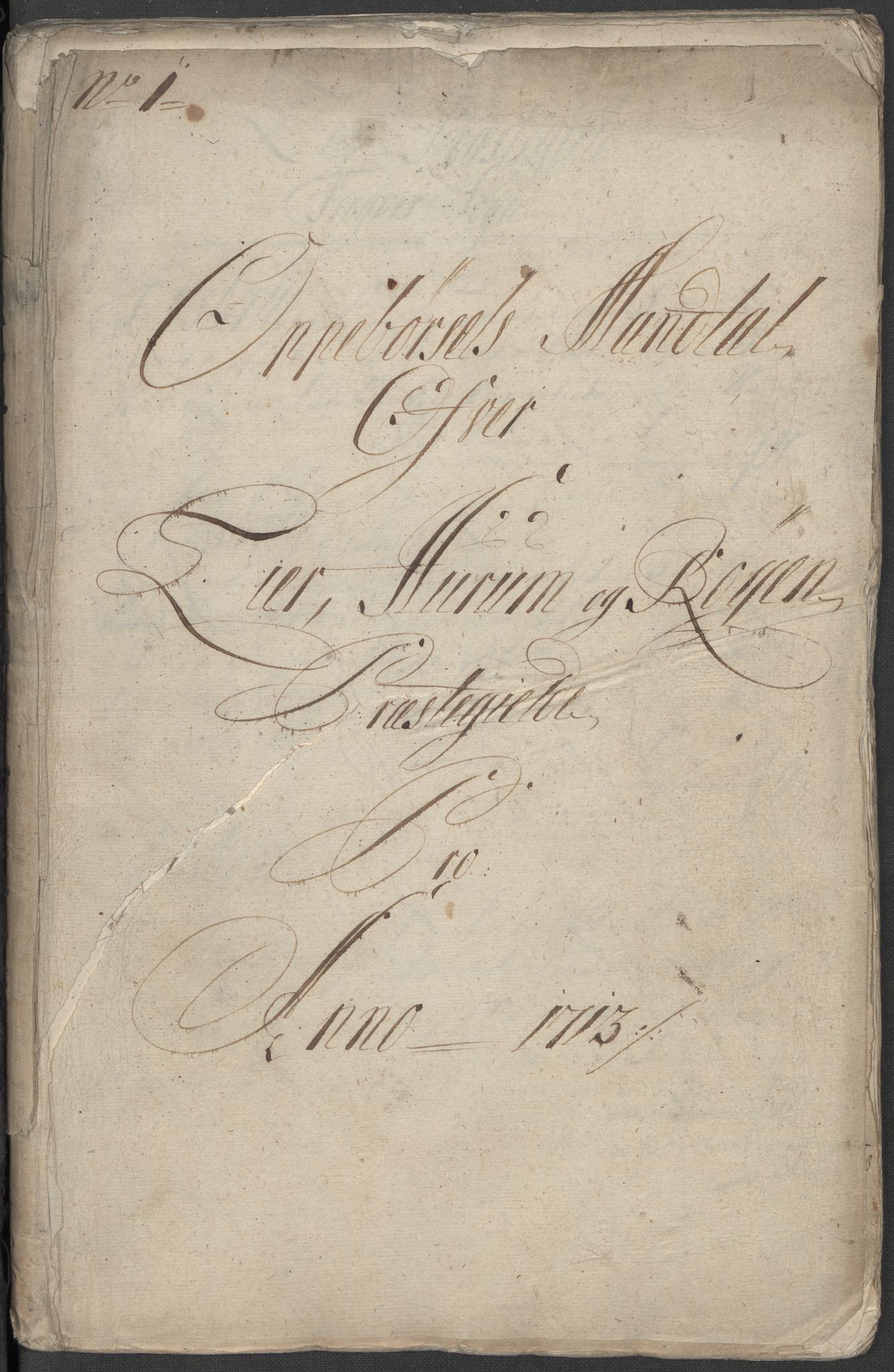 Rentekammeret inntil 1814, Reviderte regnskaper, Fogderegnskap, RA/EA-4092/R31/L1708: Fogderegnskap Hurum, Røyken, Eiker, Lier og Buskerud, 1713, p. 14