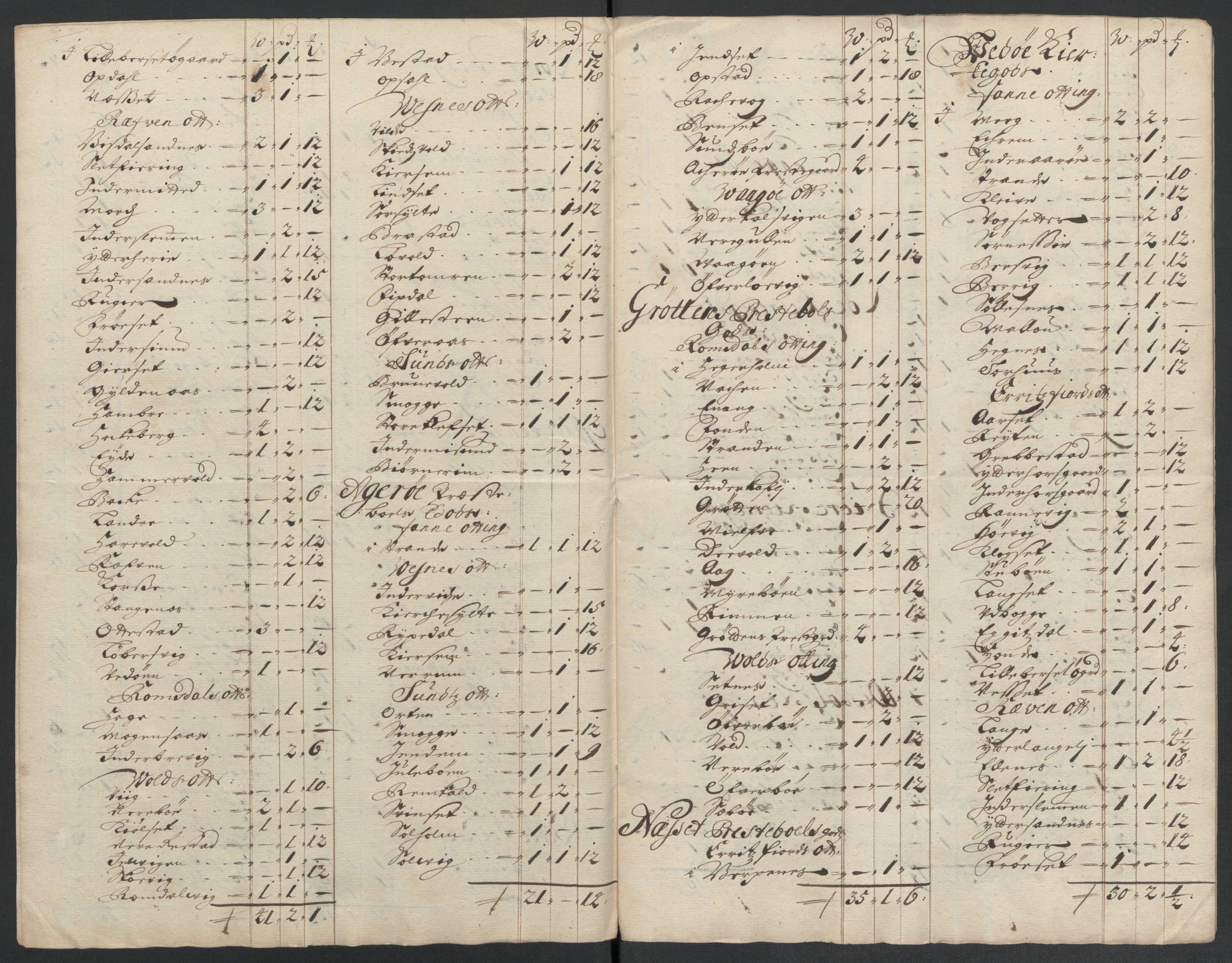 Rentekammeret inntil 1814, Reviderte regnskaper, Fogderegnskap, RA/EA-4092/R55/L3653: Fogderegnskap Romsdal, 1697-1698, p. 365