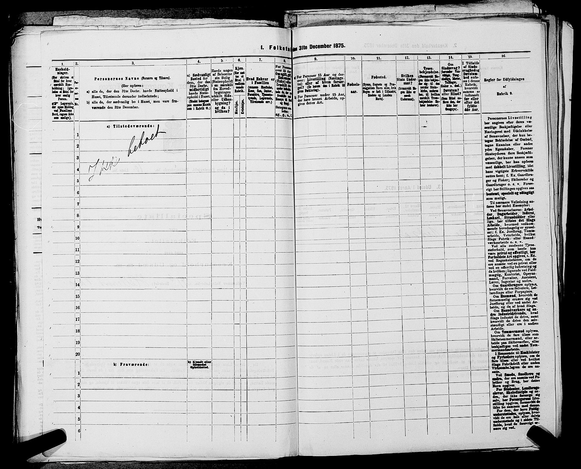 RA, 1875 census for 0218bP Østre Aker, 1875, p. 1619