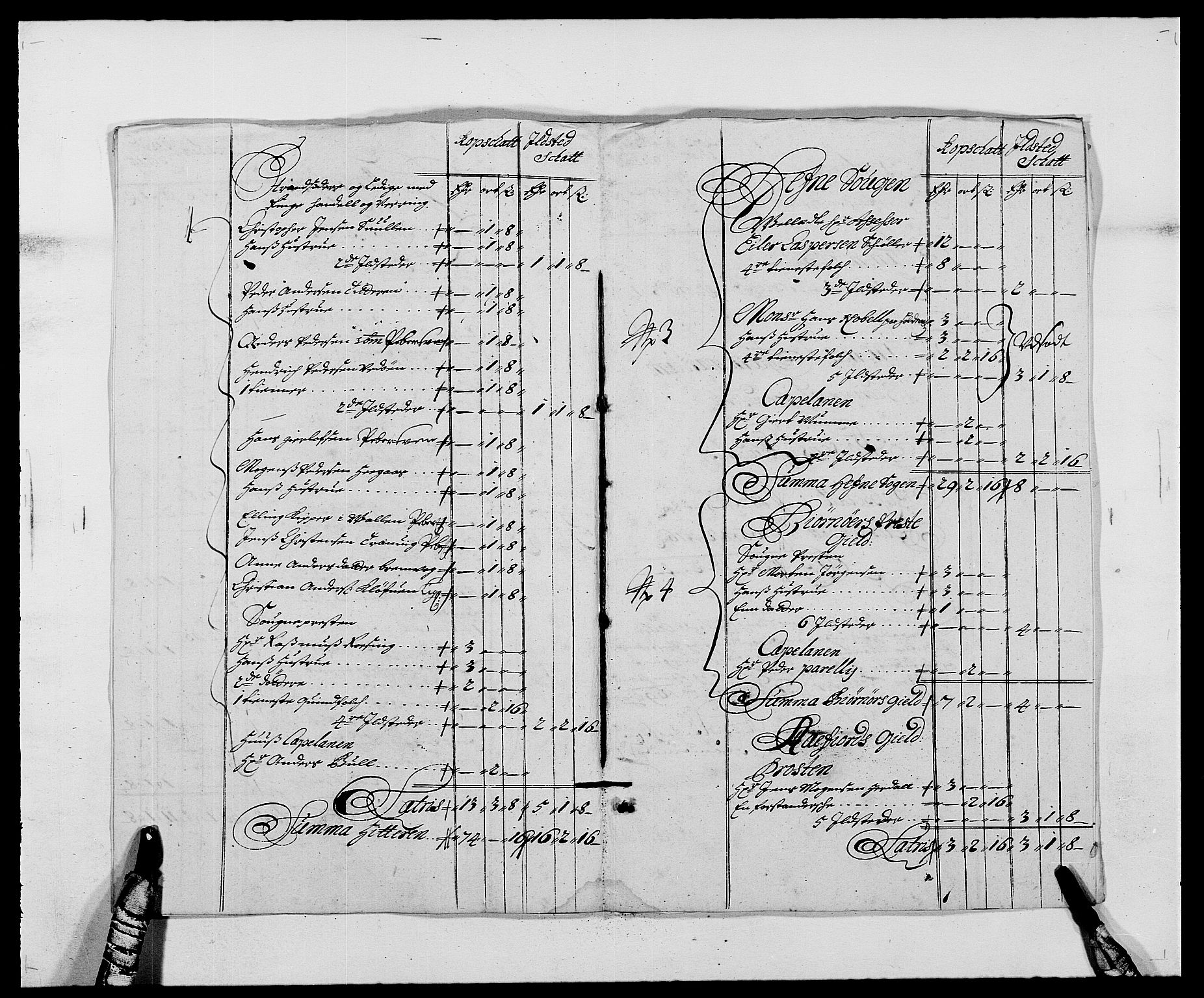 Rentekammeret inntil 1814, Reviderte regnskaper, Fogderegnskap, AV/RA-EA-4092/R57/L3848: Fogderegnskap Fosen, 1690-1691, p. 134