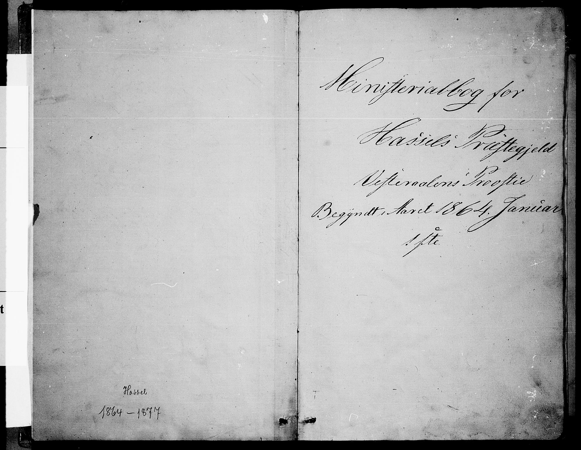 Ministerialprotokoller, klokkerbøker og fødselsregistre - Nordland, SAT/A-1459/888/L1266: Parish register (copy) no. 888C04, 1864-1877