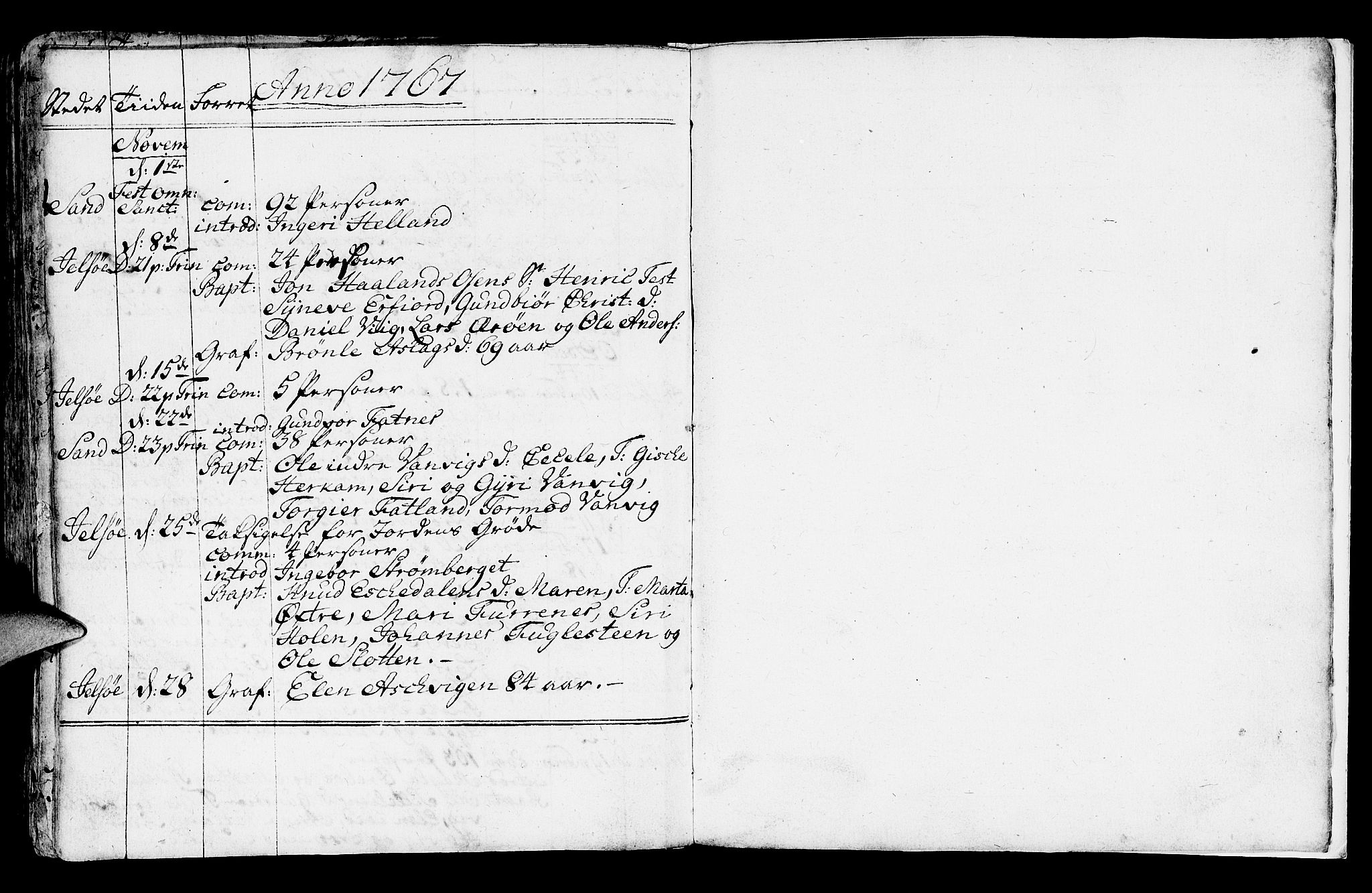 Jelsa sokneprestkontor, SAST/A-101842/01/IV: Parish register (official) no. A 2, 1753-1767